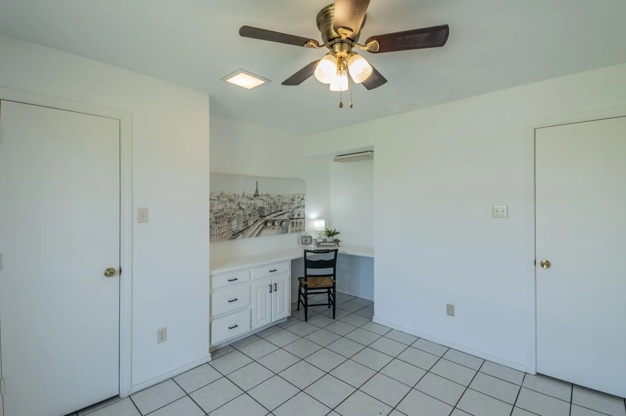 Another view of Guest Bedroom 2 - such a cute built-in!