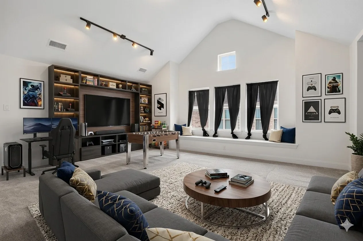 Virtually Staged- Game room