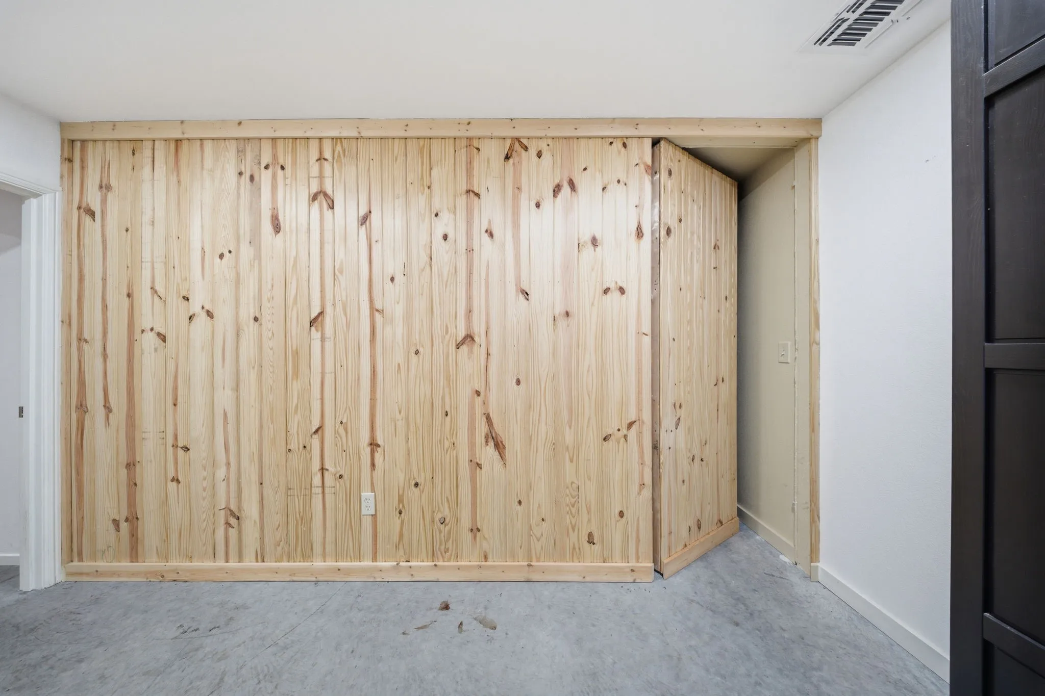 Hidden gun safe room