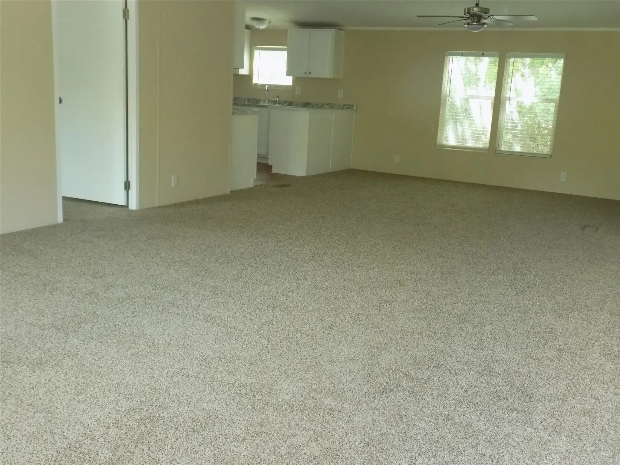 Dining area  or added space to living area.