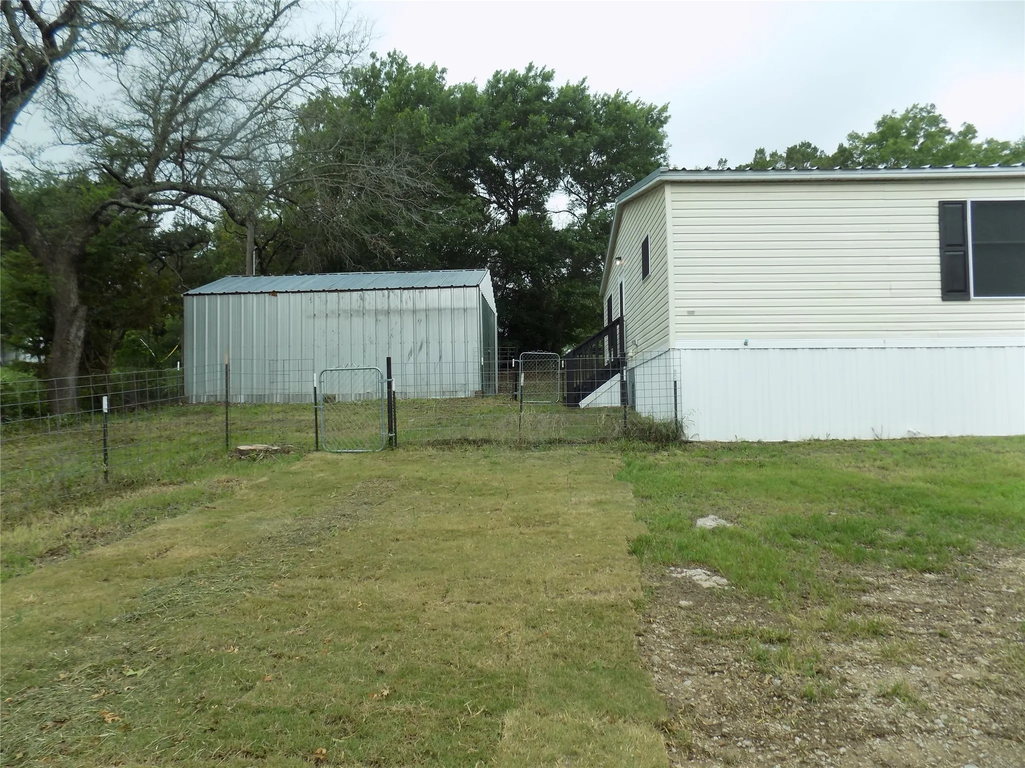 Workshop or storage at the back of home.