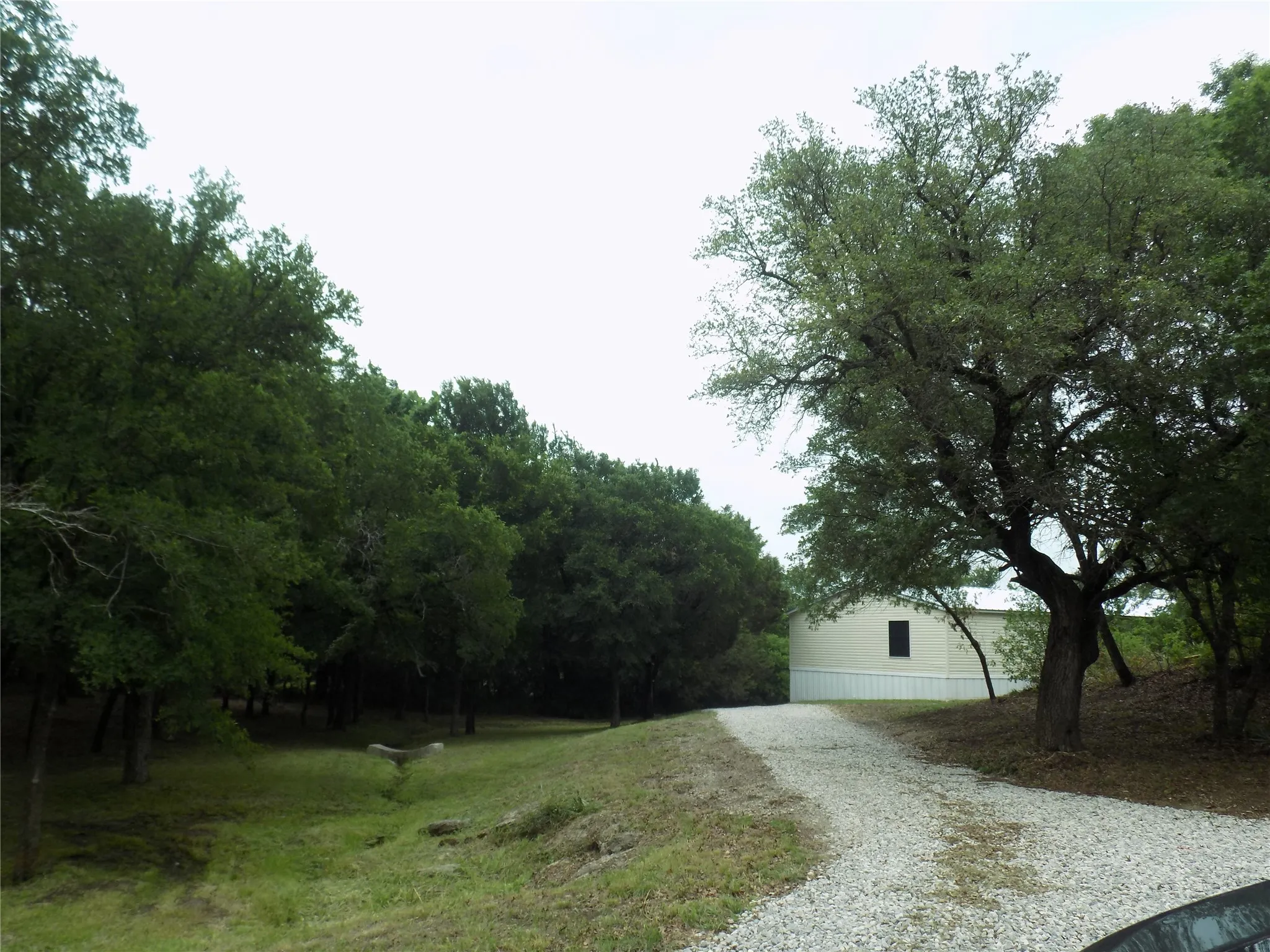 New gravel drive way.