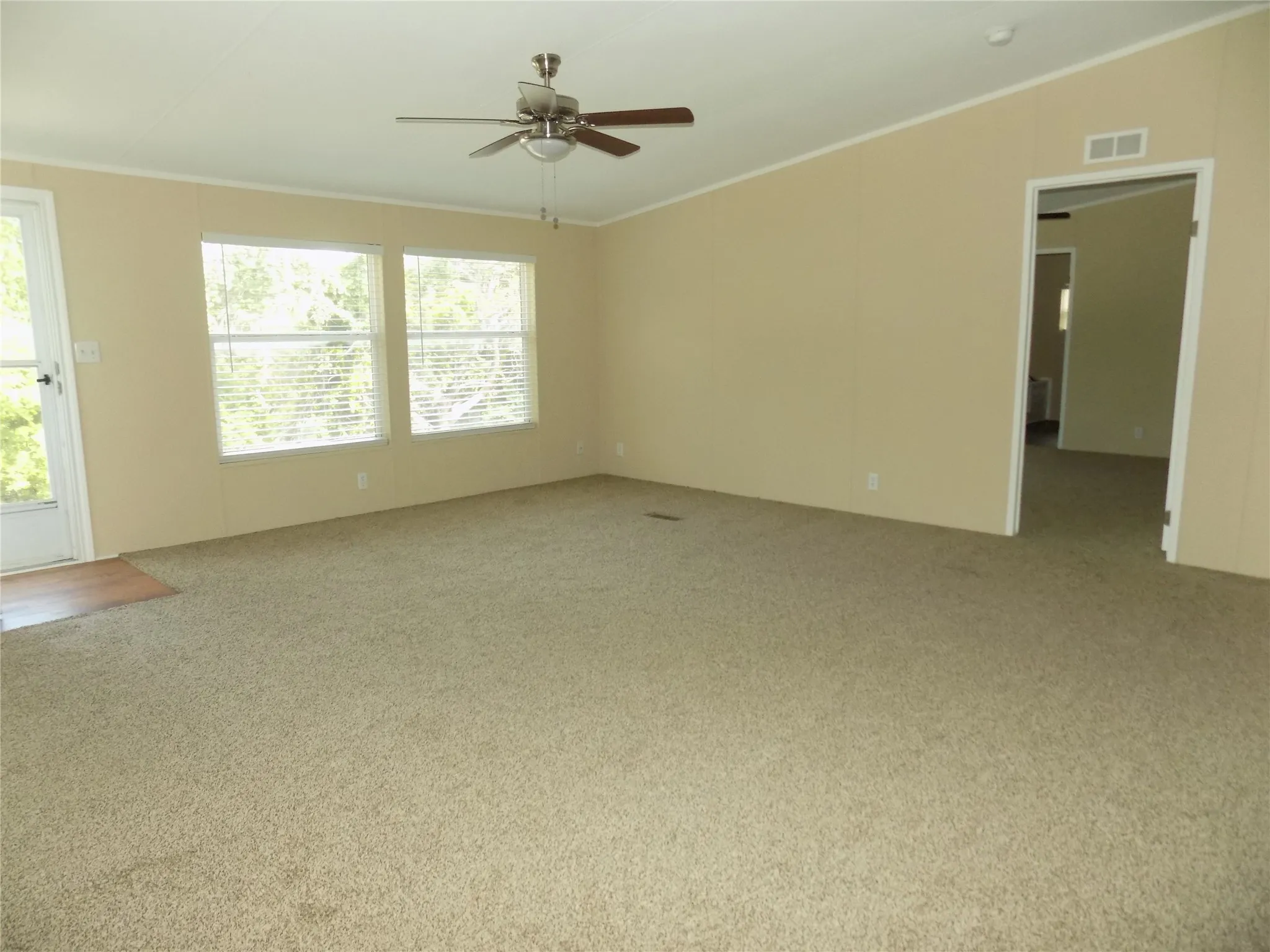 Large, welcoming living room.