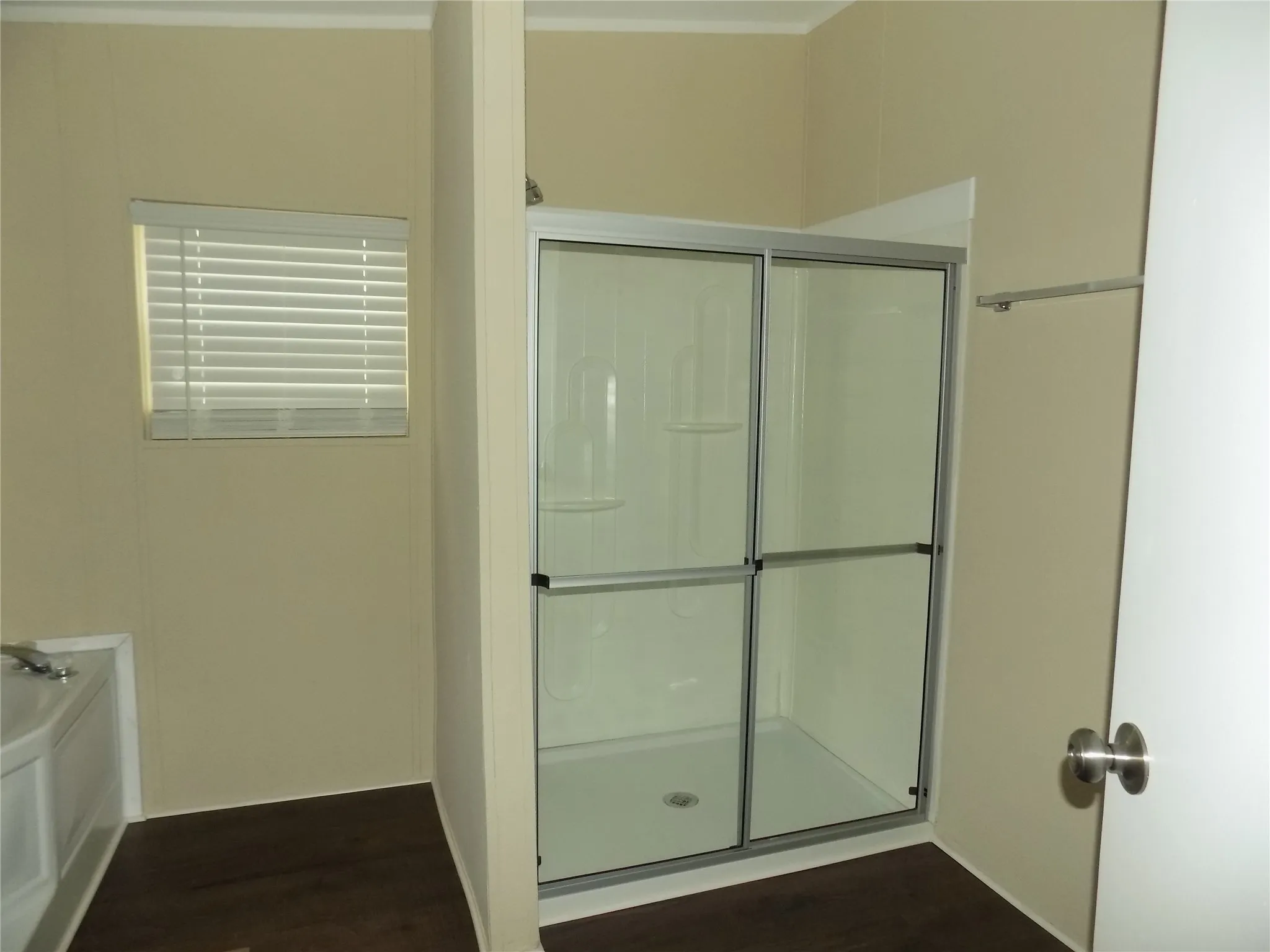 Separate  shower in primary bath.