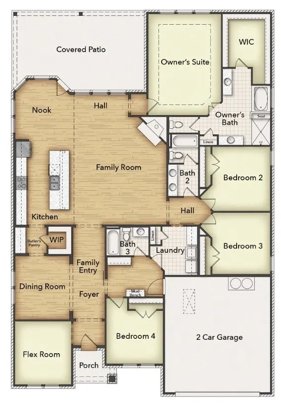 Single Family Residence For Sale in Parker County , 412 Guadeloupe Lane, Springtown, Texas 76082, 4 Bedroom, 3 Bathroom, 2 Garage spaces, 2,686 Sqft, built in 2026, New Construction - Incomplete, mls#21252909, Real Estate Agent in Springtown, Homes For Sale in Parker county, Homes For Sale in Springtown, Realtor in Springtown Texas, Real Estate Brokerage Independent Realty Texas, Luminita Cordes Realtor