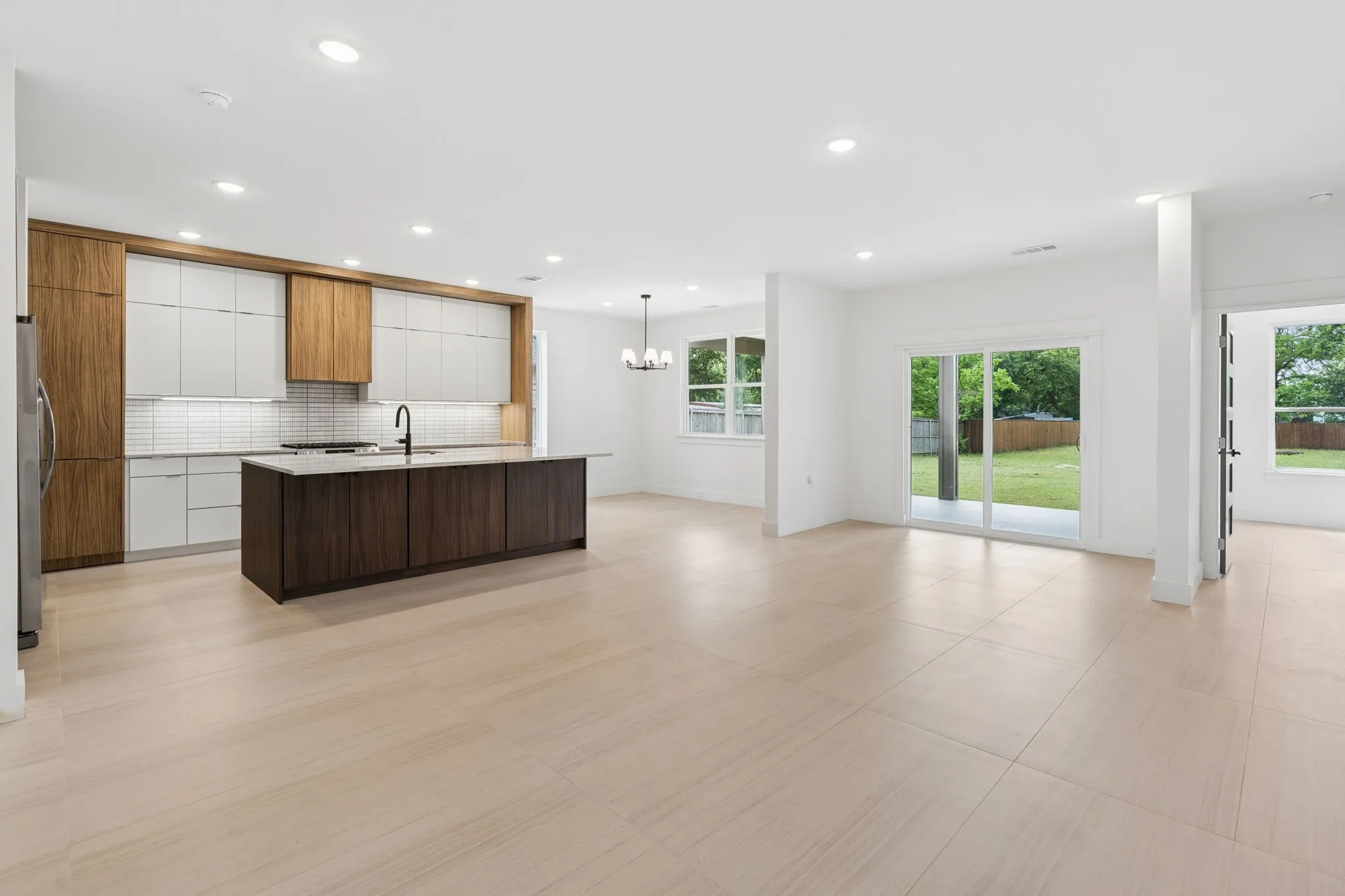 Open floorplan.