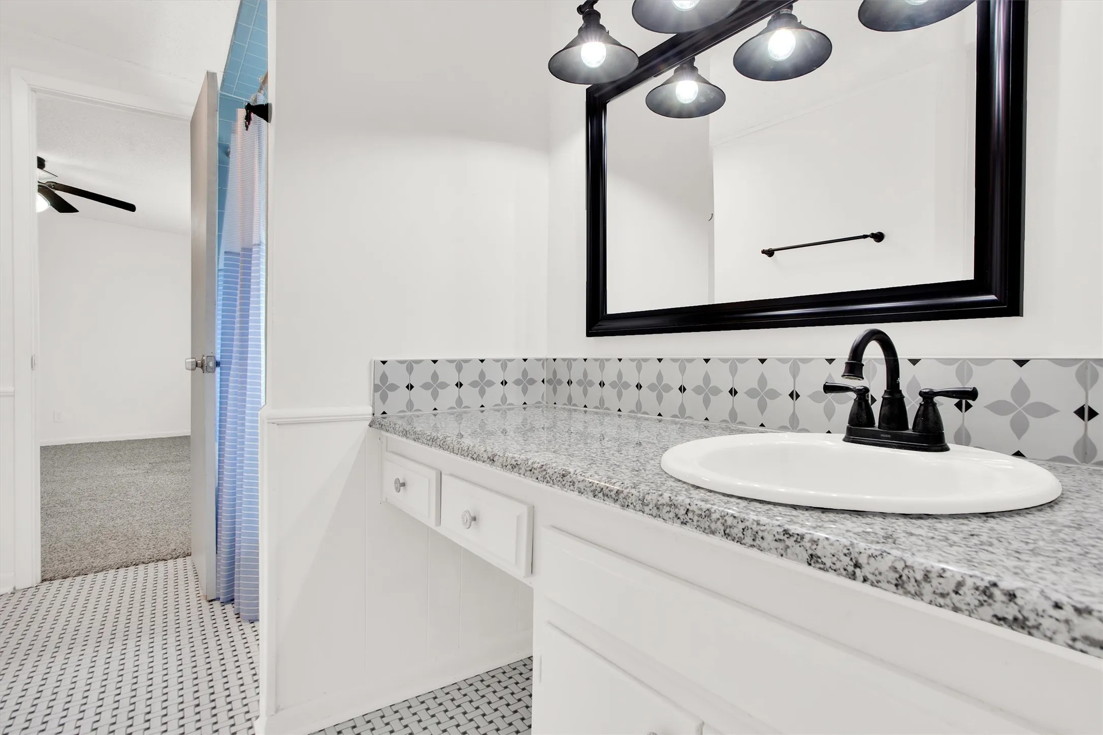 Jack and Jill upstairs bathroom