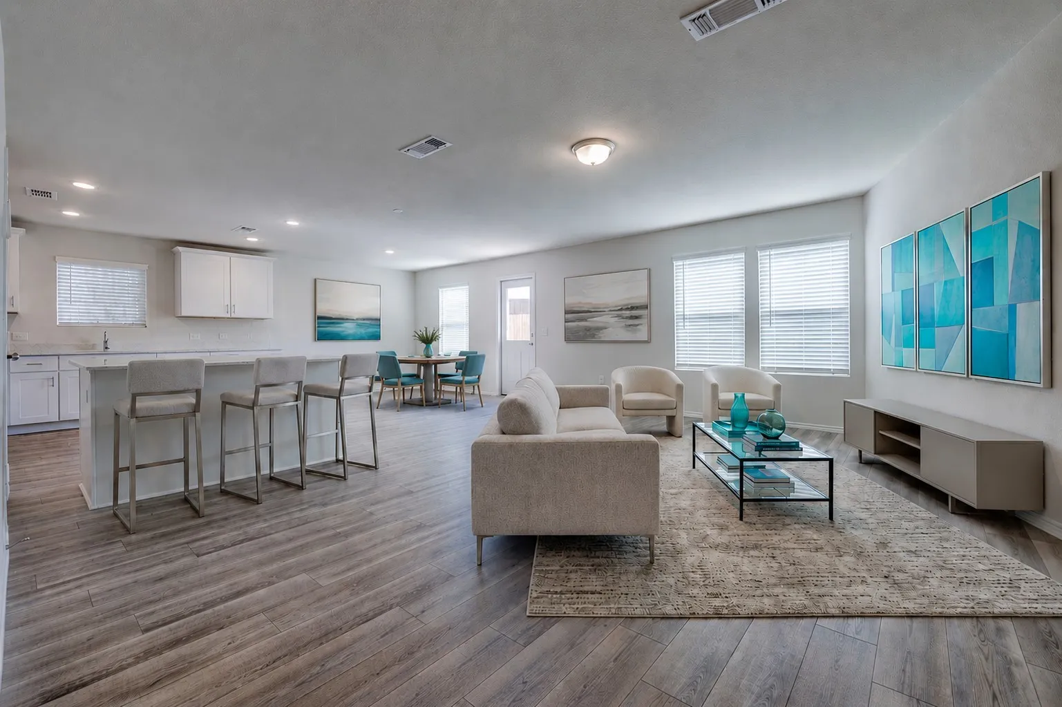 Open Floor Plan-Virtually Staged