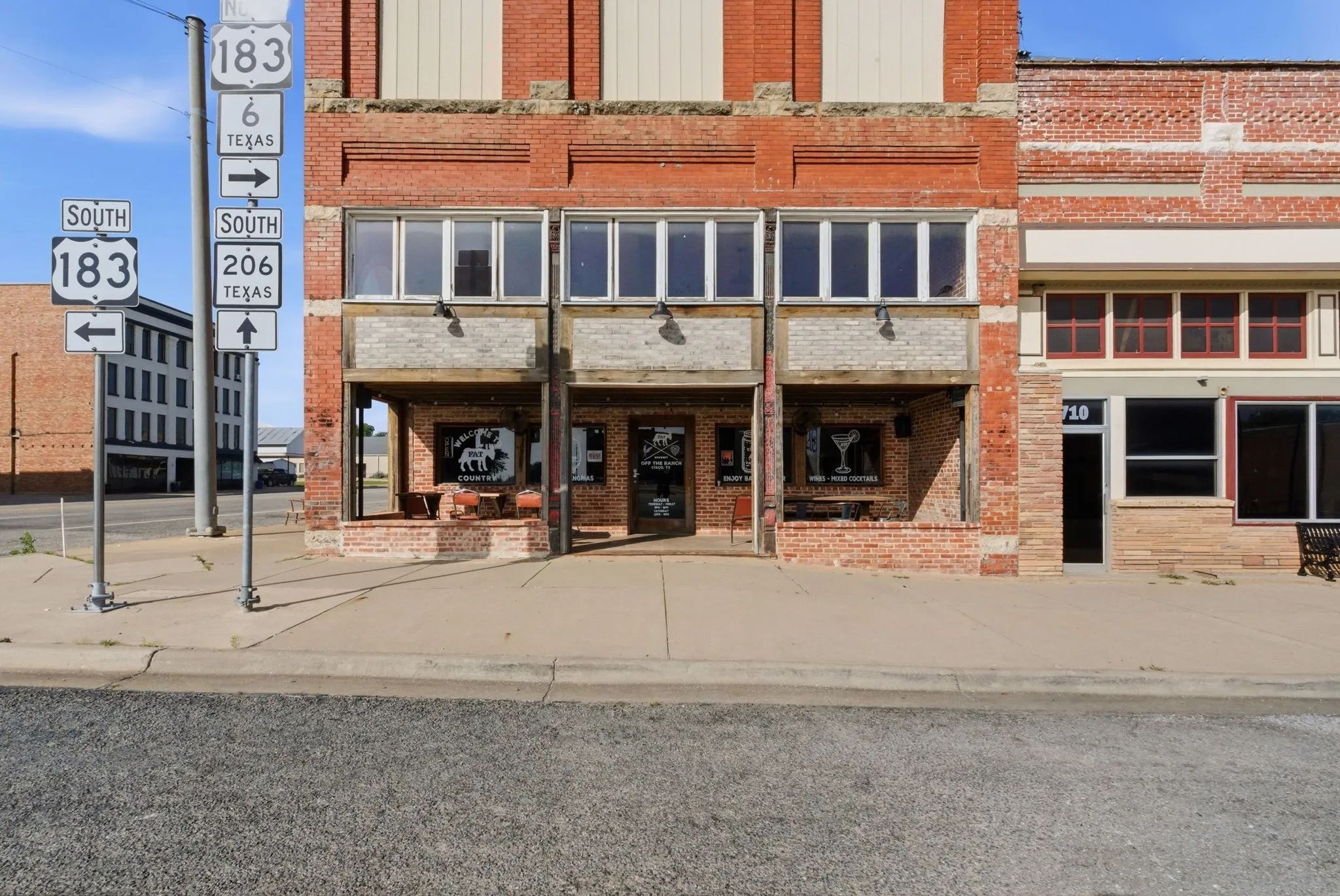 A welcoming front entrance