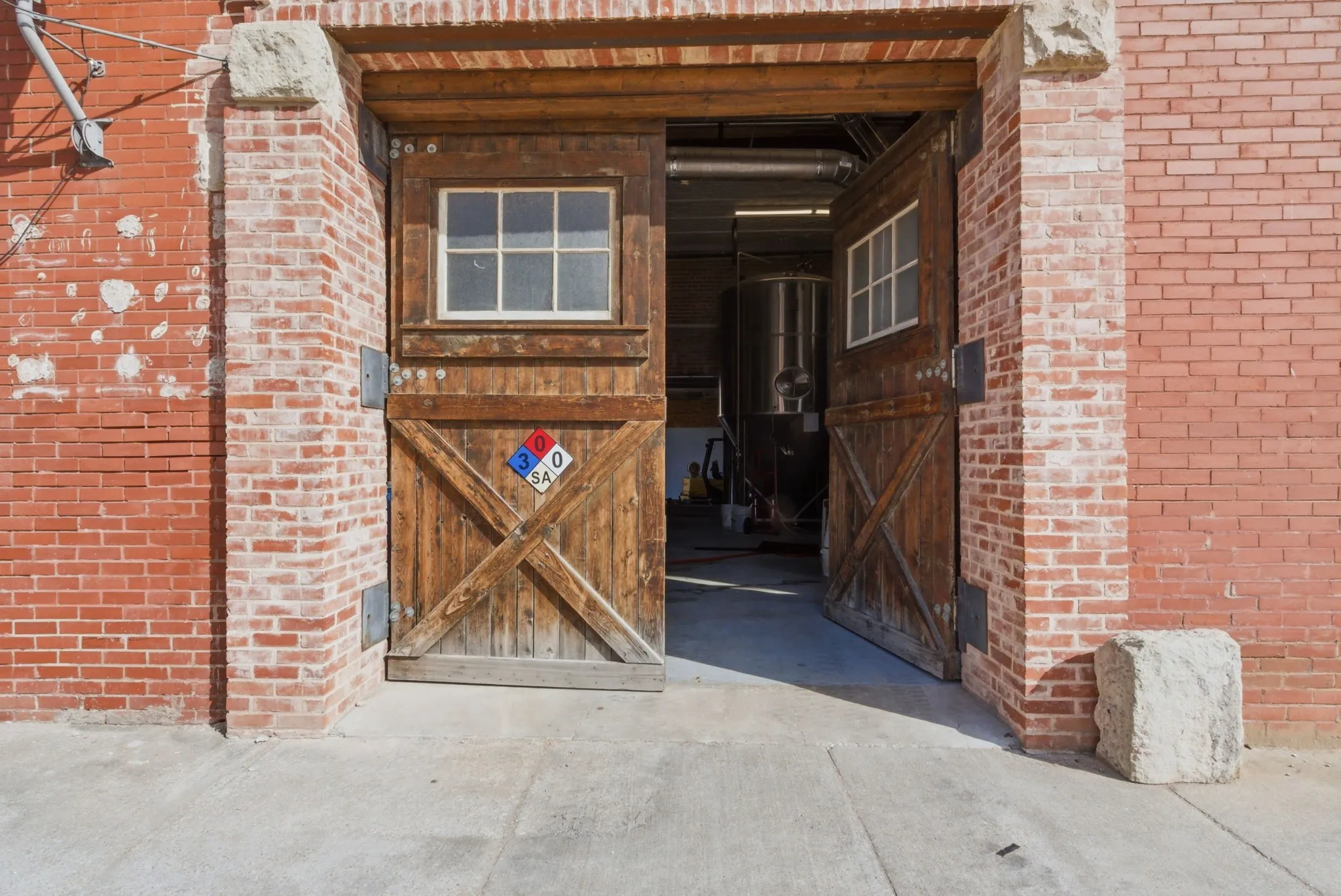 Side Doors facing 8th St