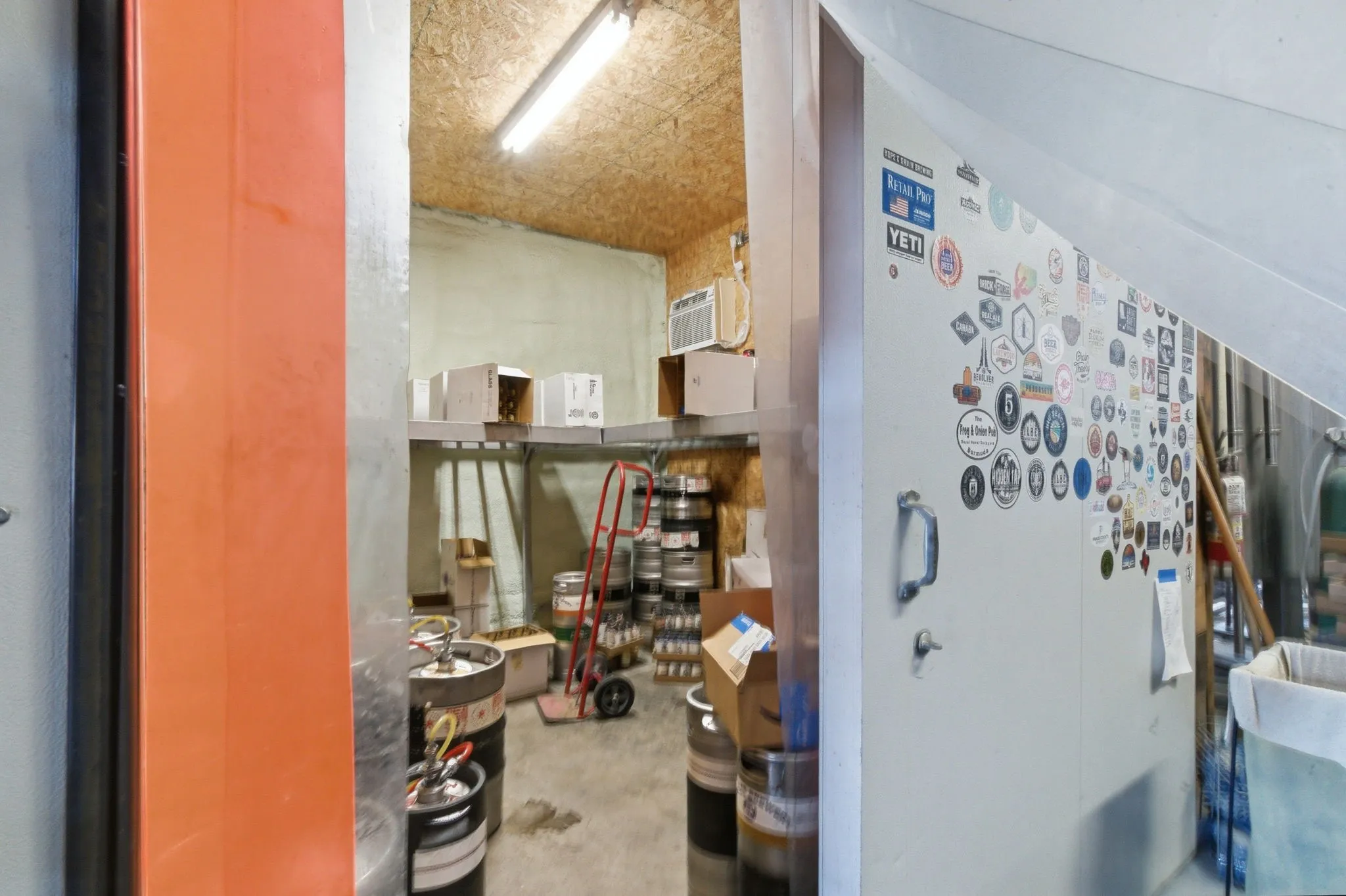 Walk-in cooler in 1st warehouse space