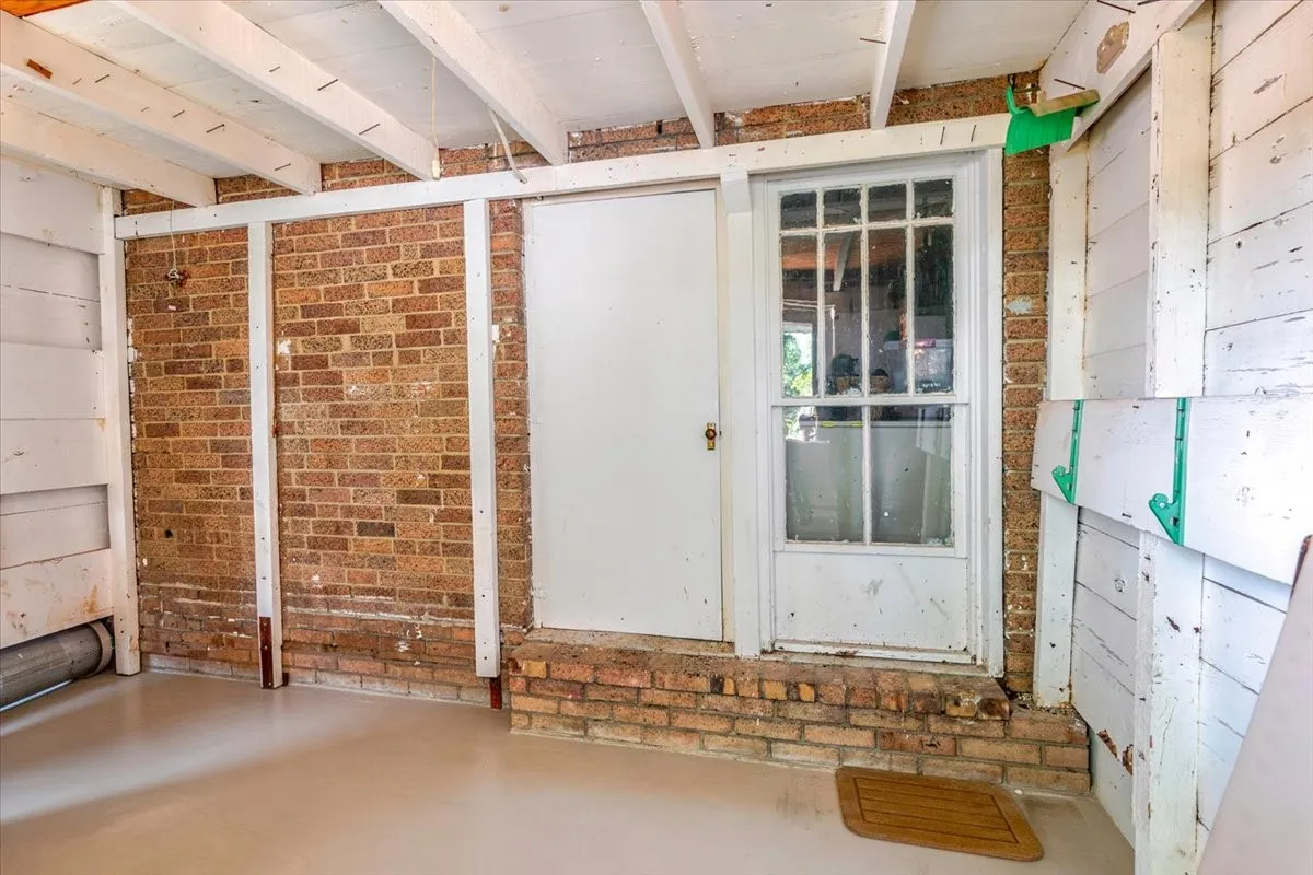 Entry to storage room