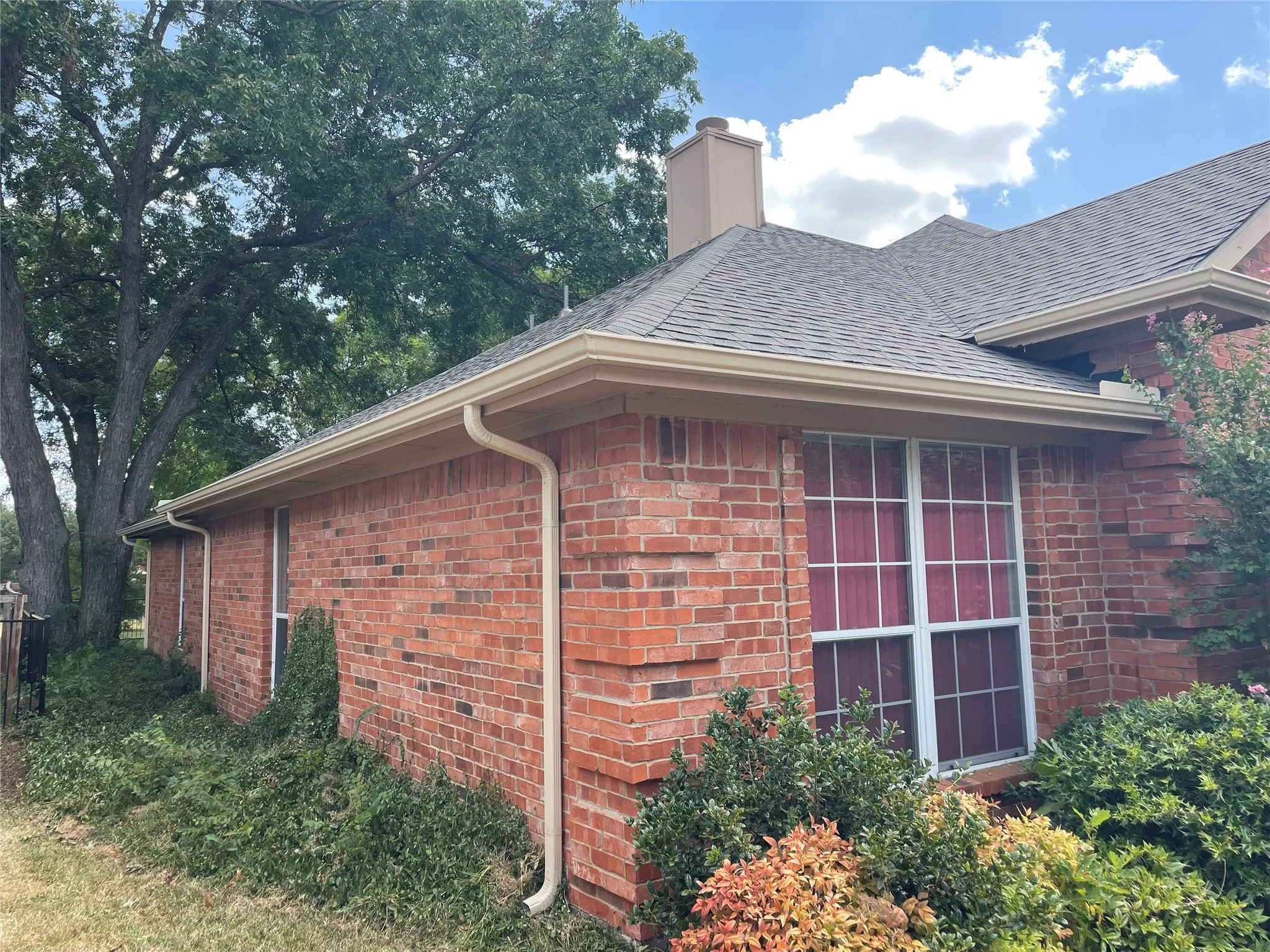 New gutters just installed
