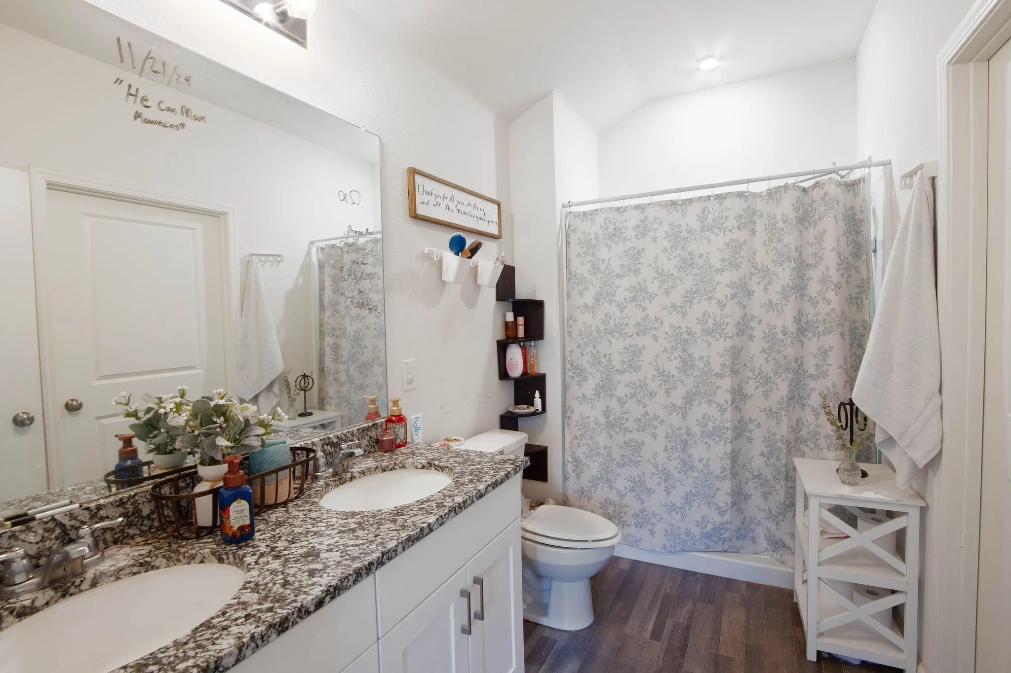 Primary Bedroom with Dual sinks