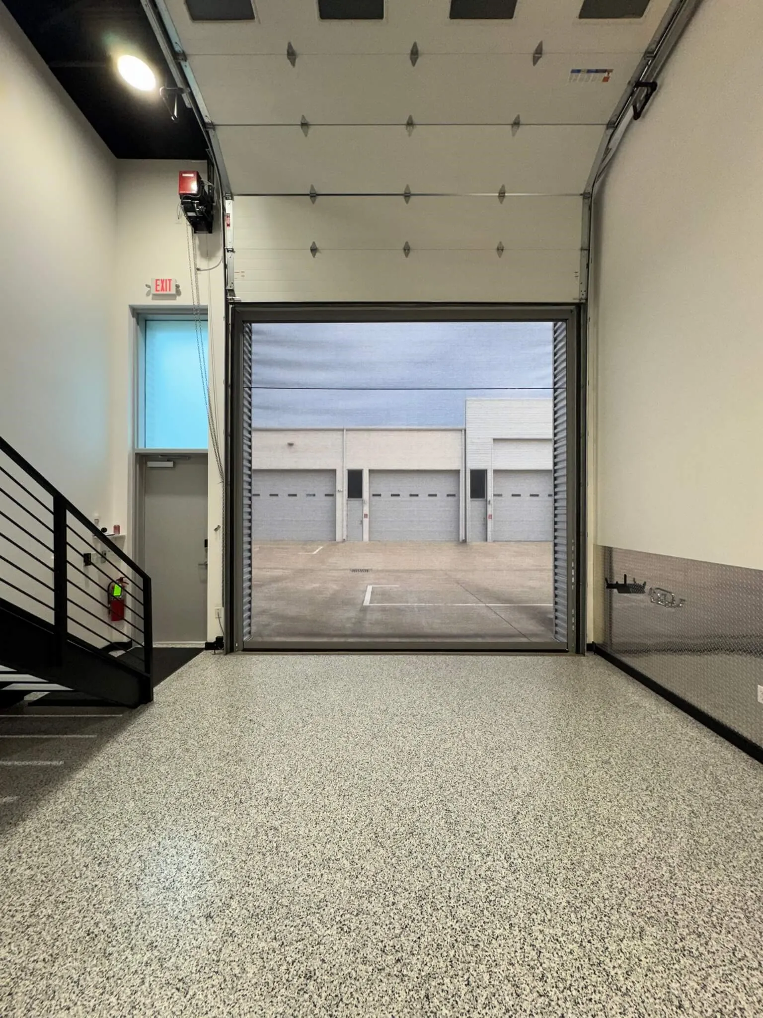 Epoxy Coated Garage Floor