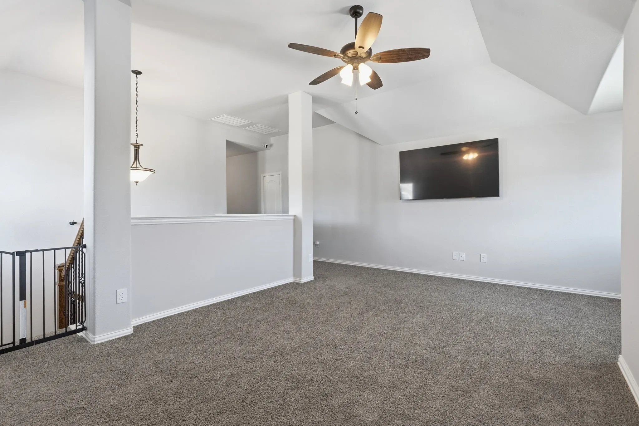 Upstairs family/game room.