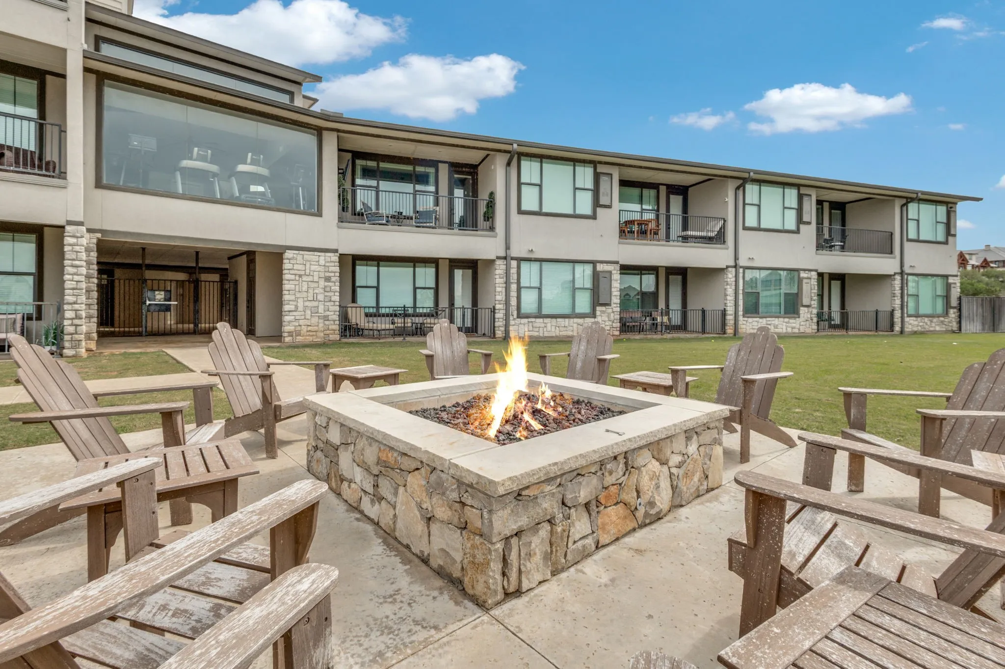Community firepit, great for roasting smores
