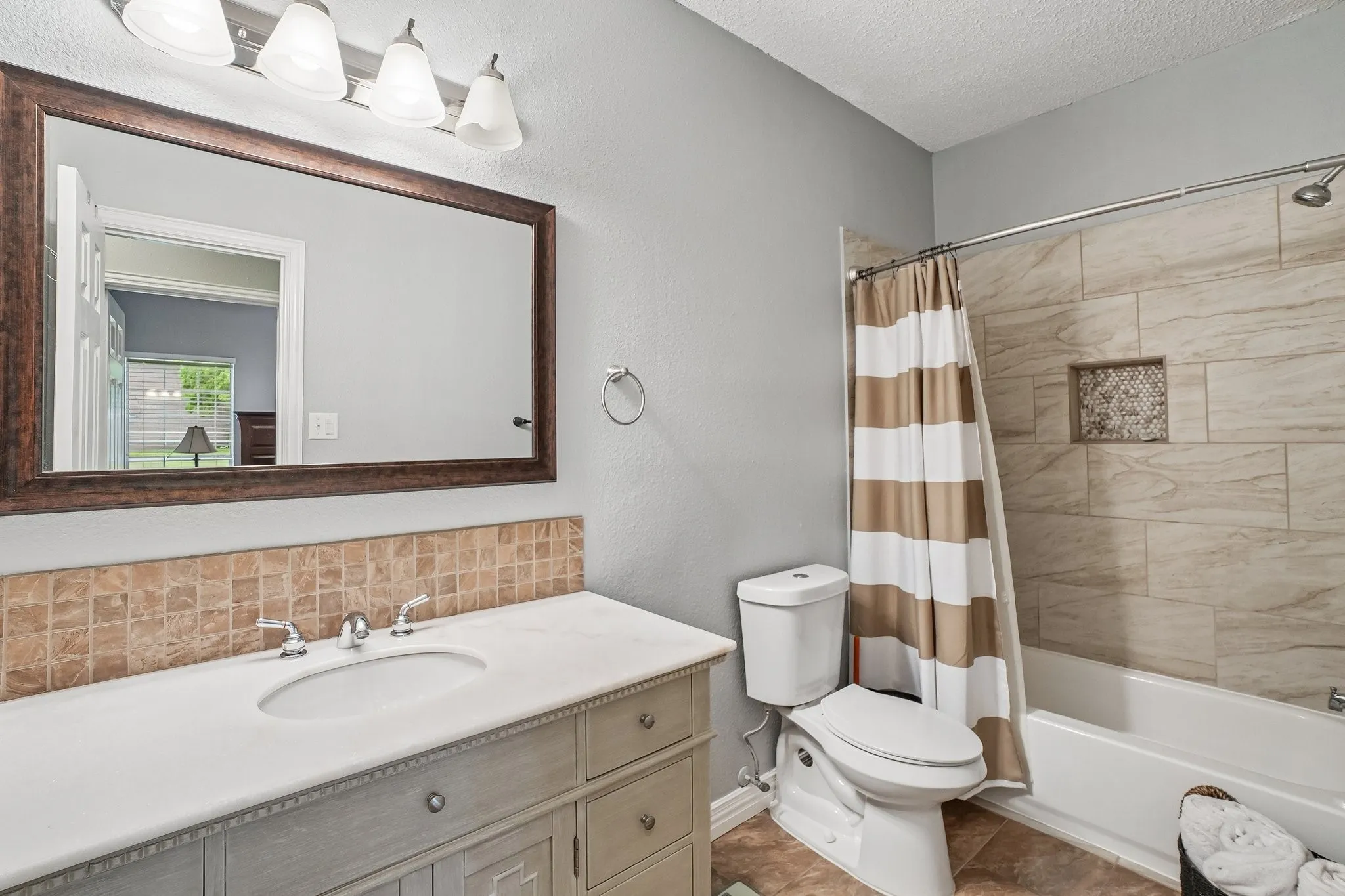 full bath located on the first floor