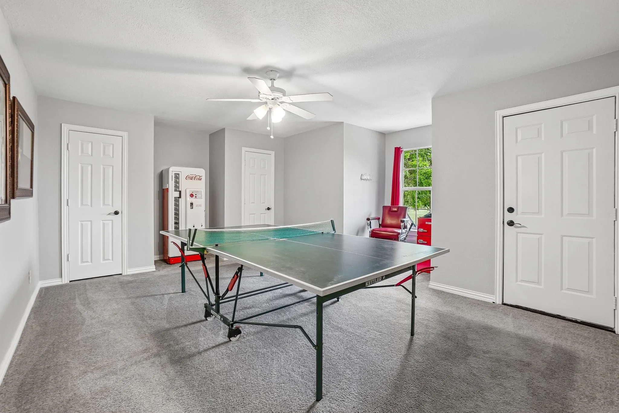 Second floor bedroom or game room.