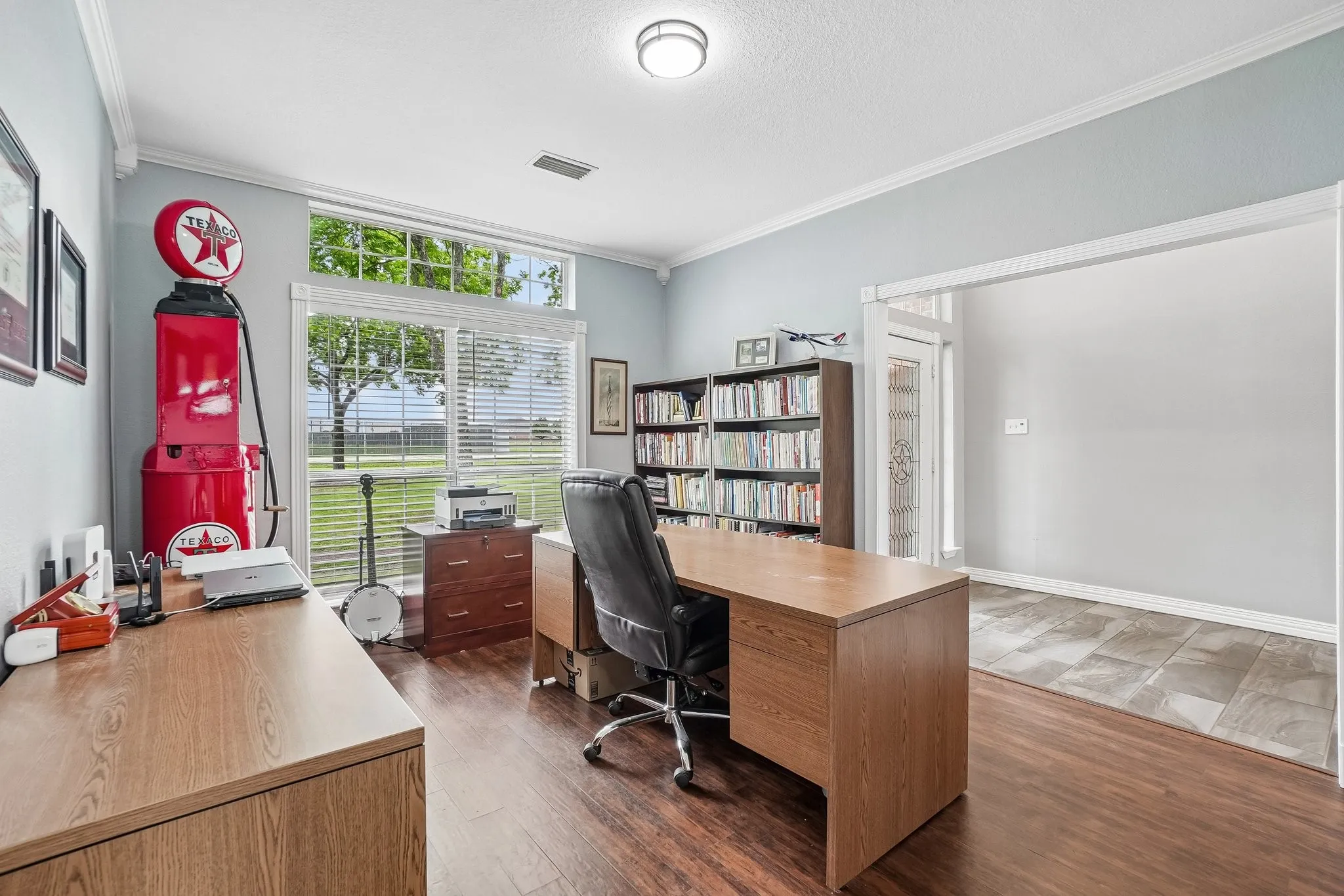 Office located just off the entryway