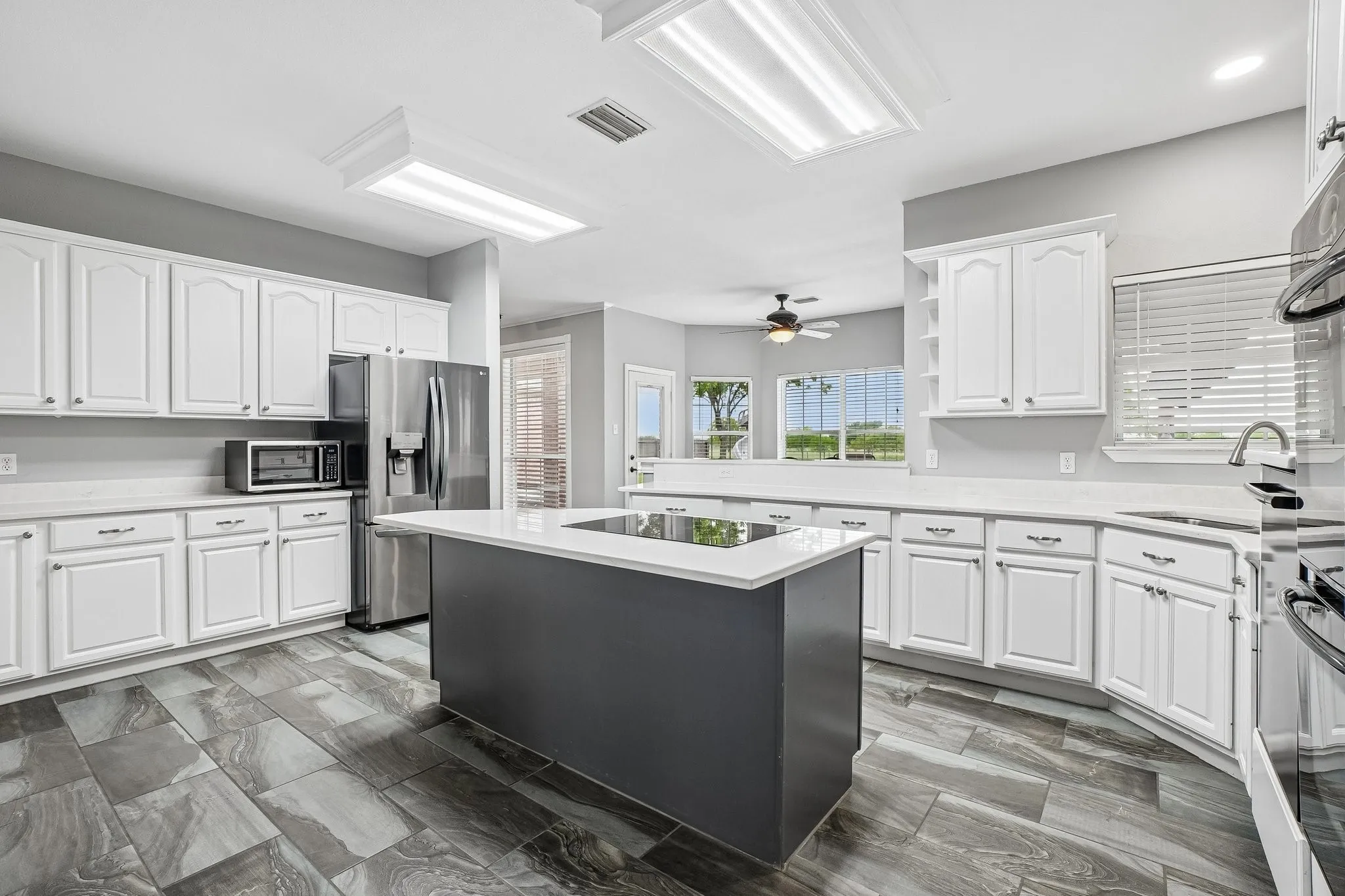 Beautiful kitchen featuring granite countertops