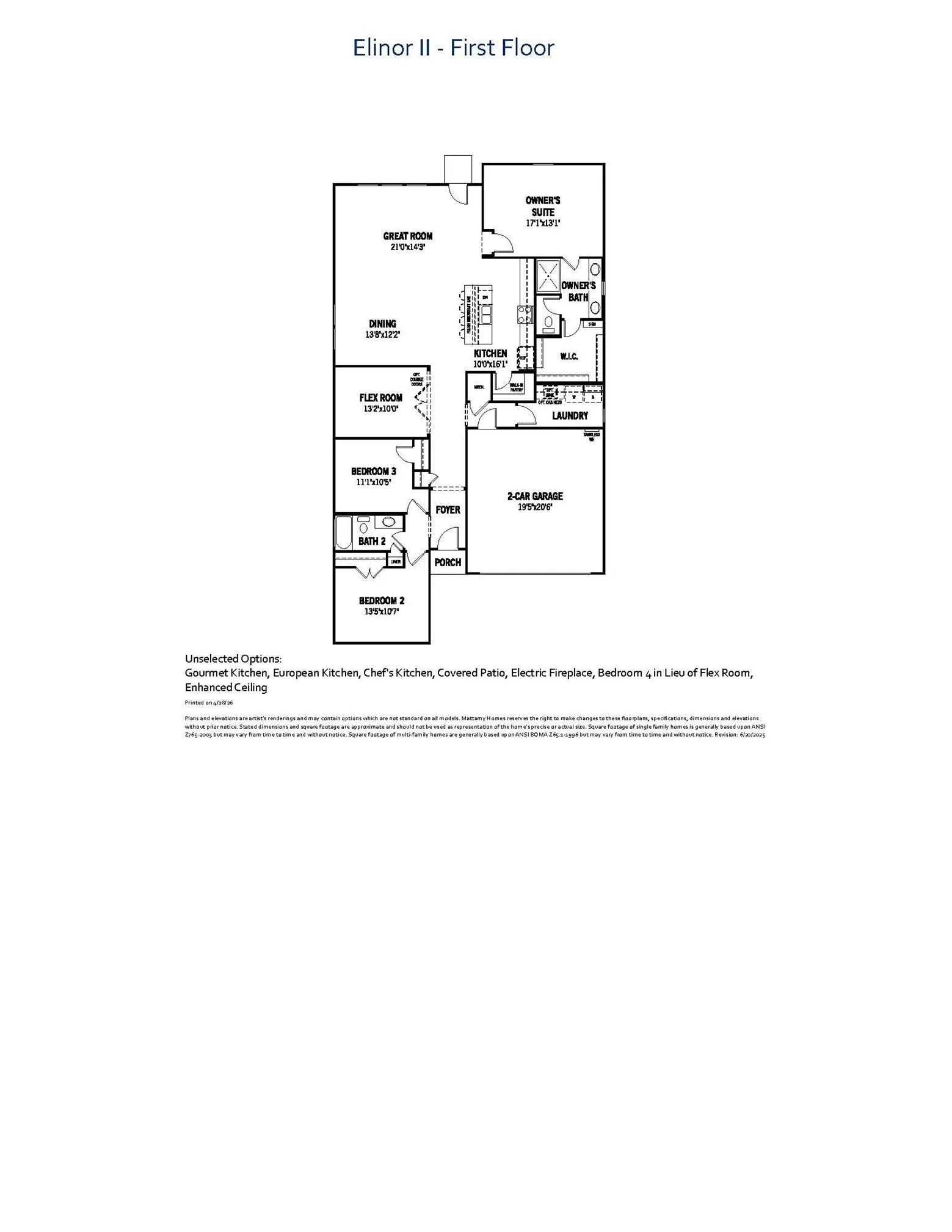 Elinor II - Floor Plan