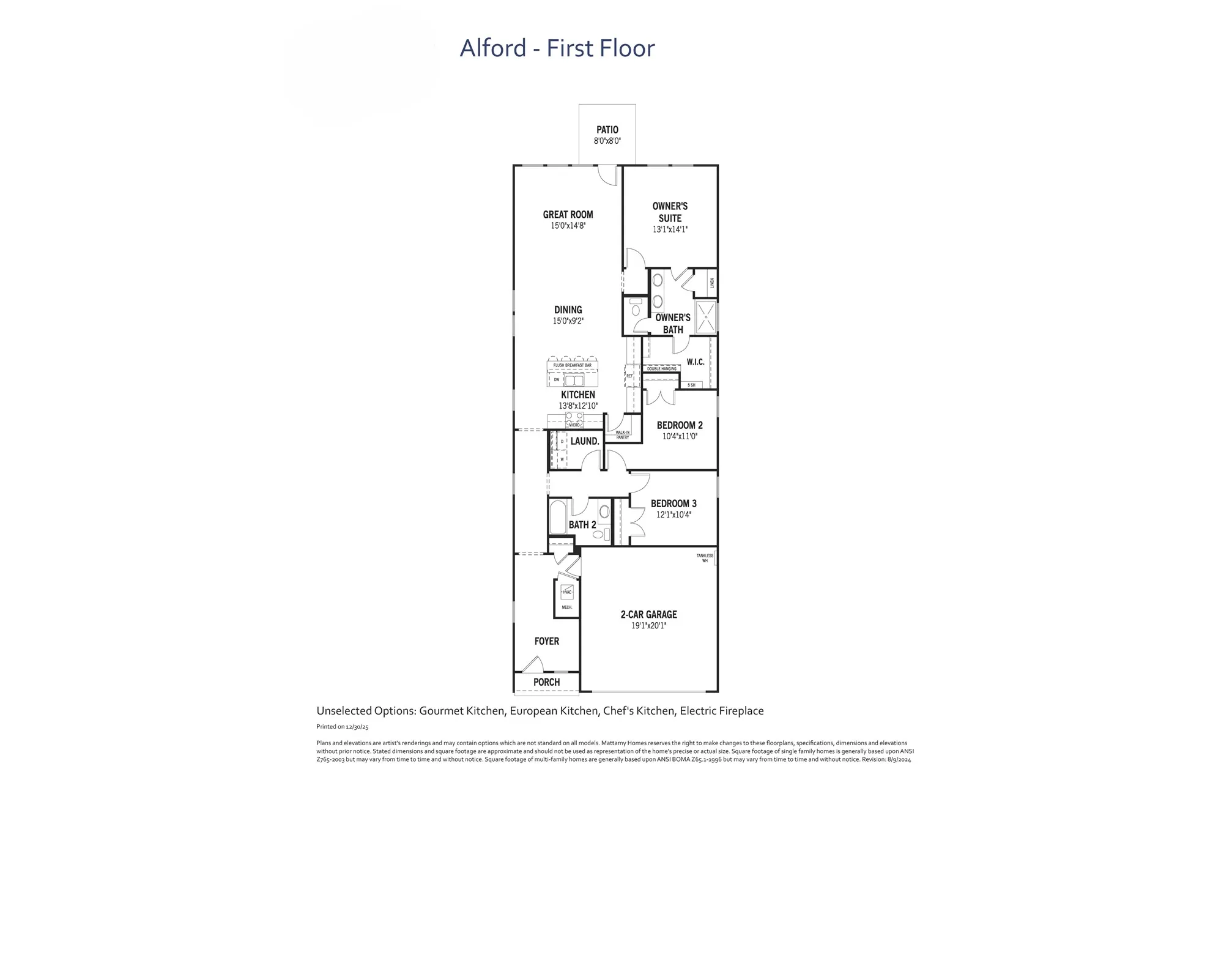 Alford - Floor Plan