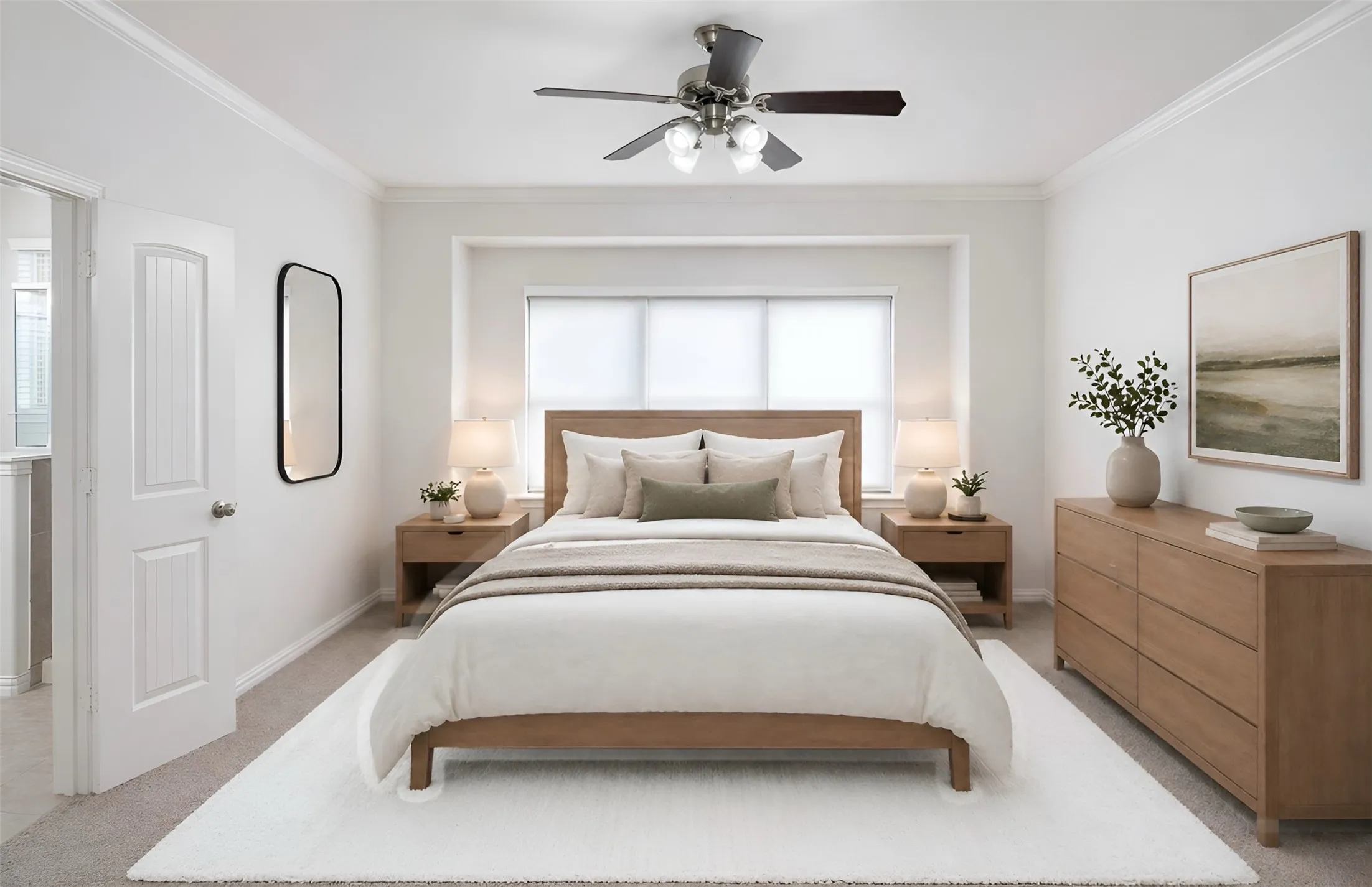 Primary Bedroom Upstairs Virtually Staged