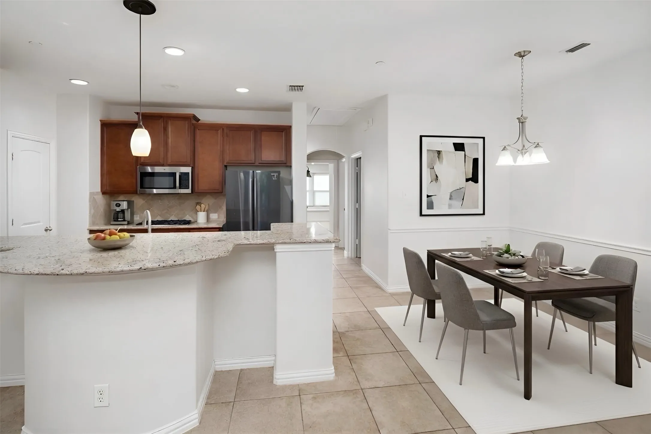 Kitchen Upstairs Virtually Staged