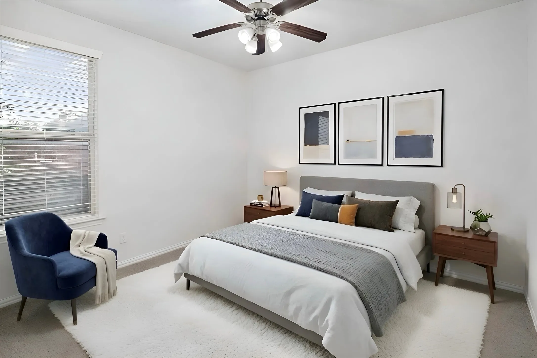Bedroom Downstairs Virtually Staged