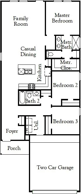 Gray Floorplan
