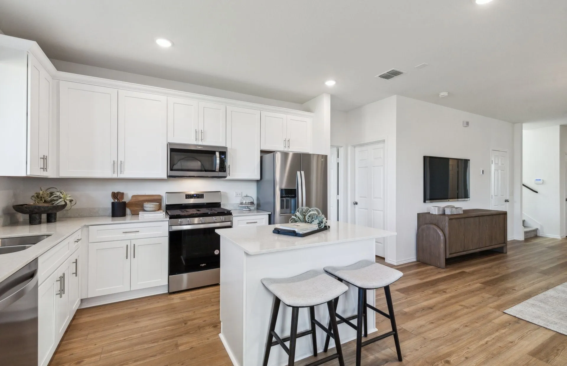 *Model Representation - Abundant cabinet space in kitchen