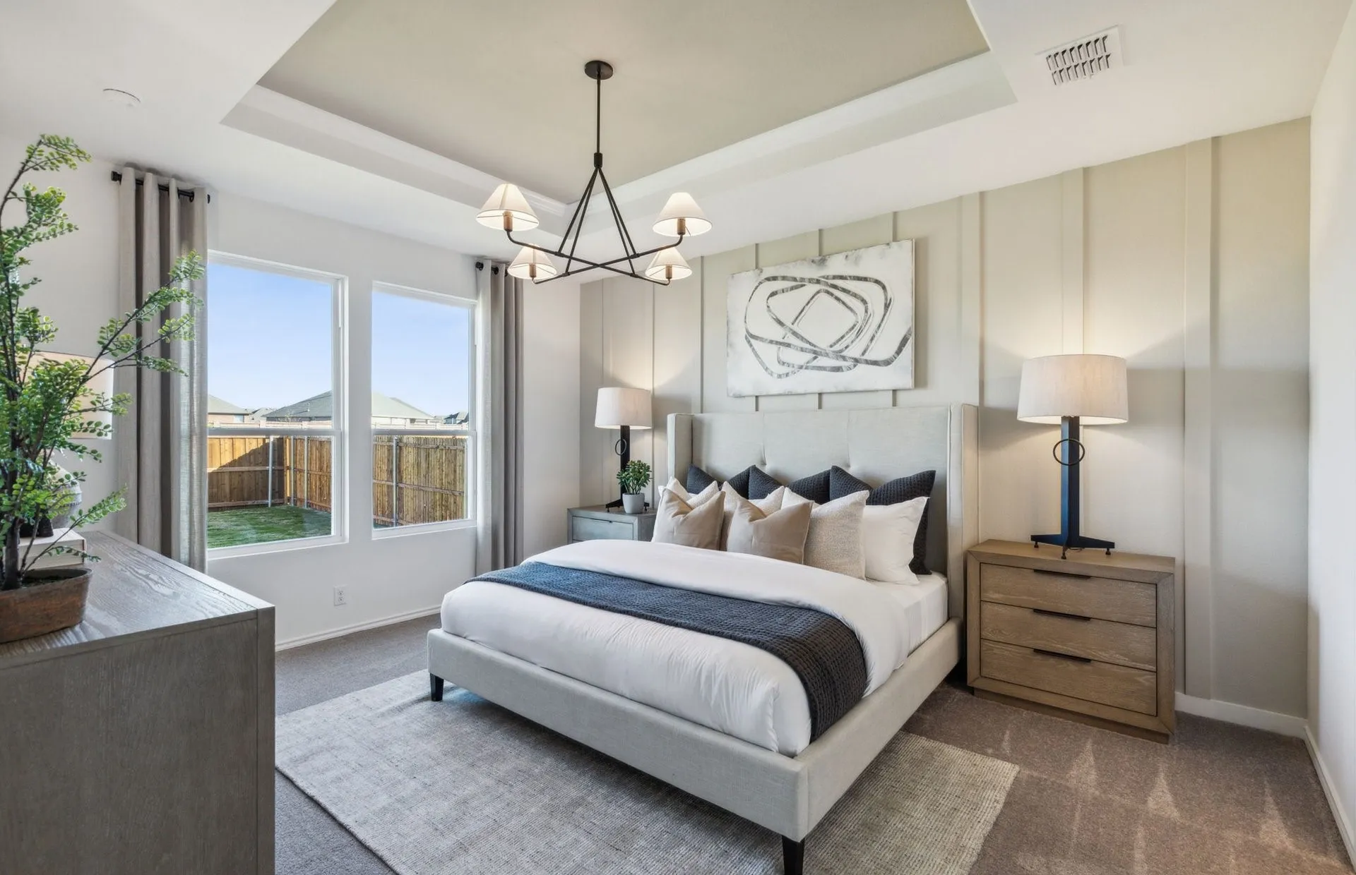 *Model Representation - Spacious owner's suite with private bath
