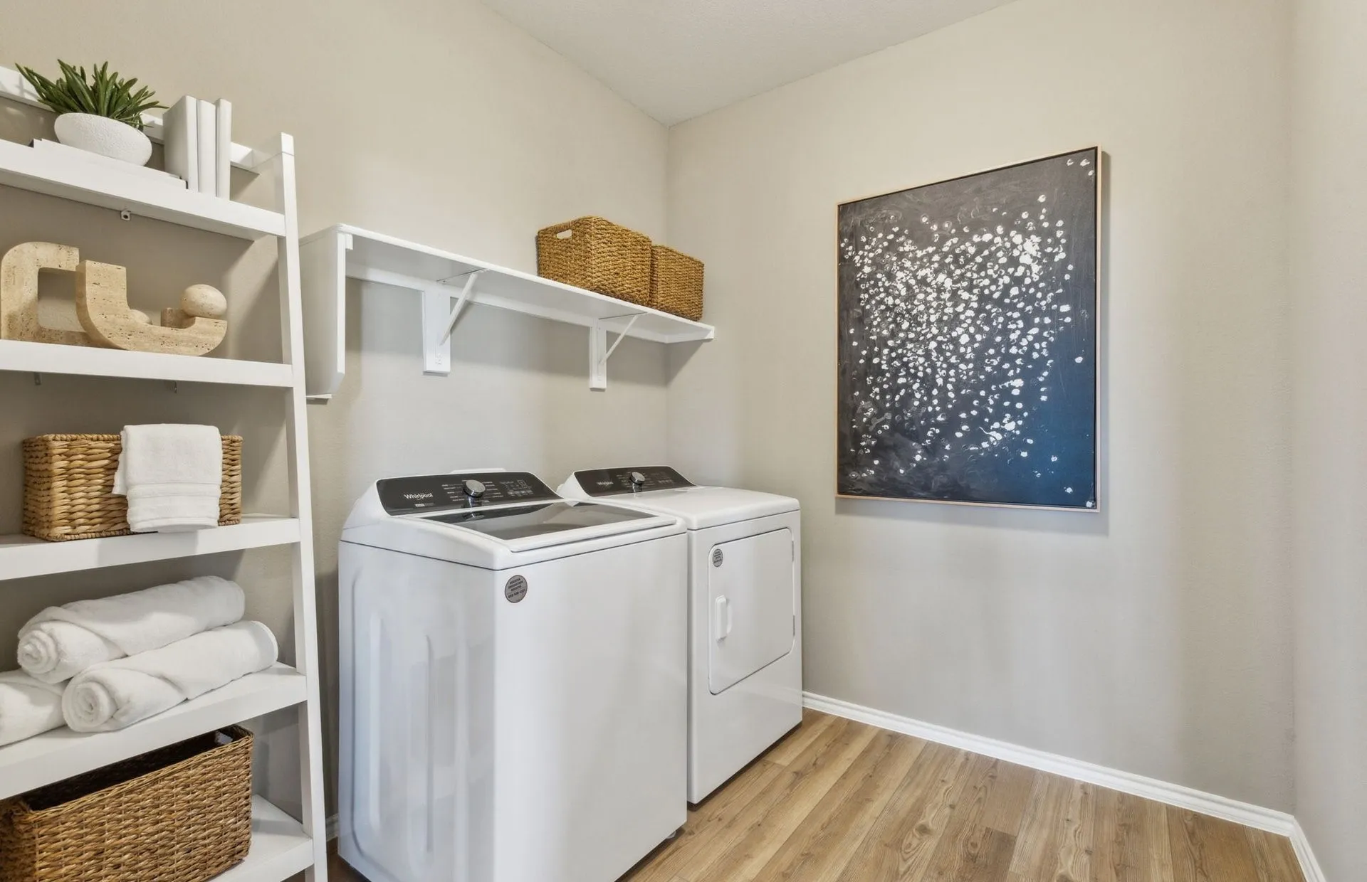 *Model Representation - Laundry room with storage space
