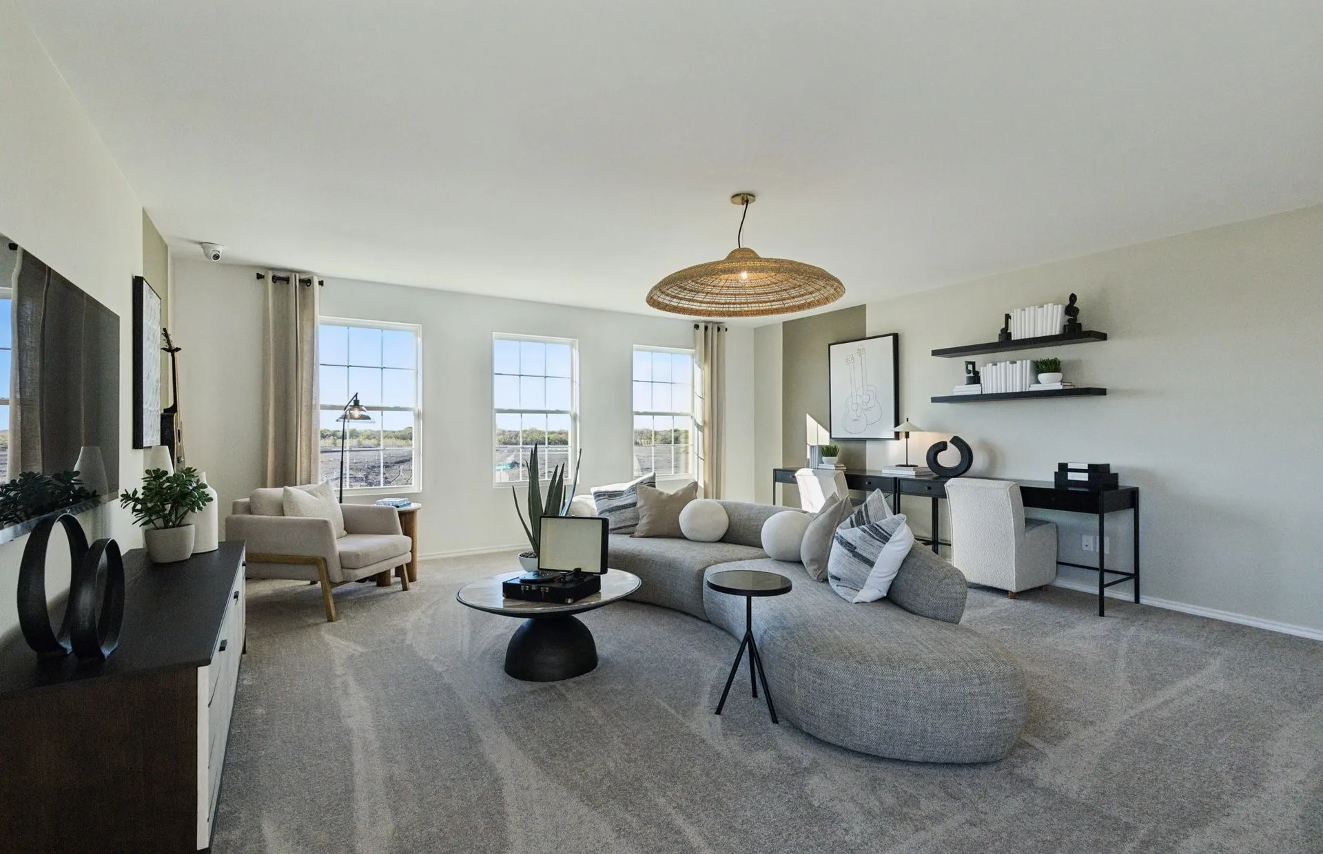 *Model Representation - Spacious game room on second level