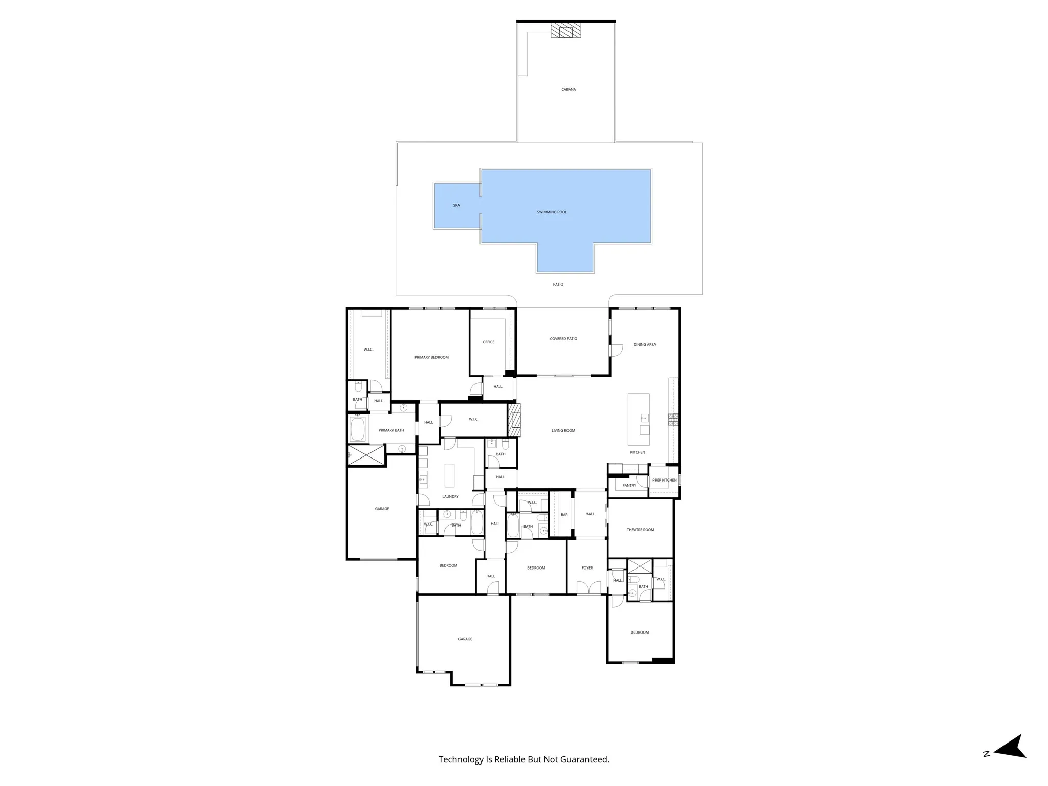Floor plan is deemed highly reliable but not guaranteed.
