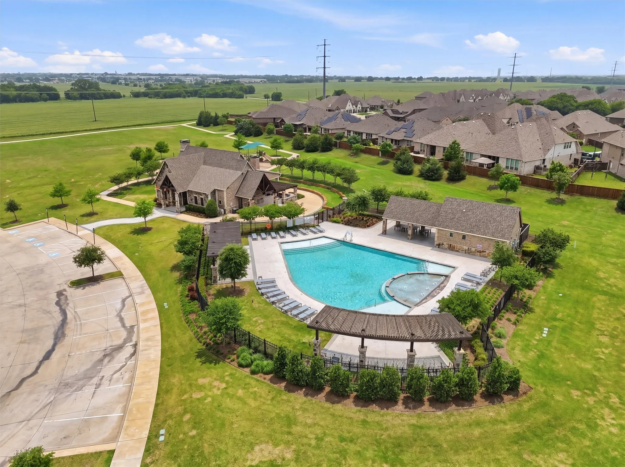 Very close proximity to the community pool and clubhouse