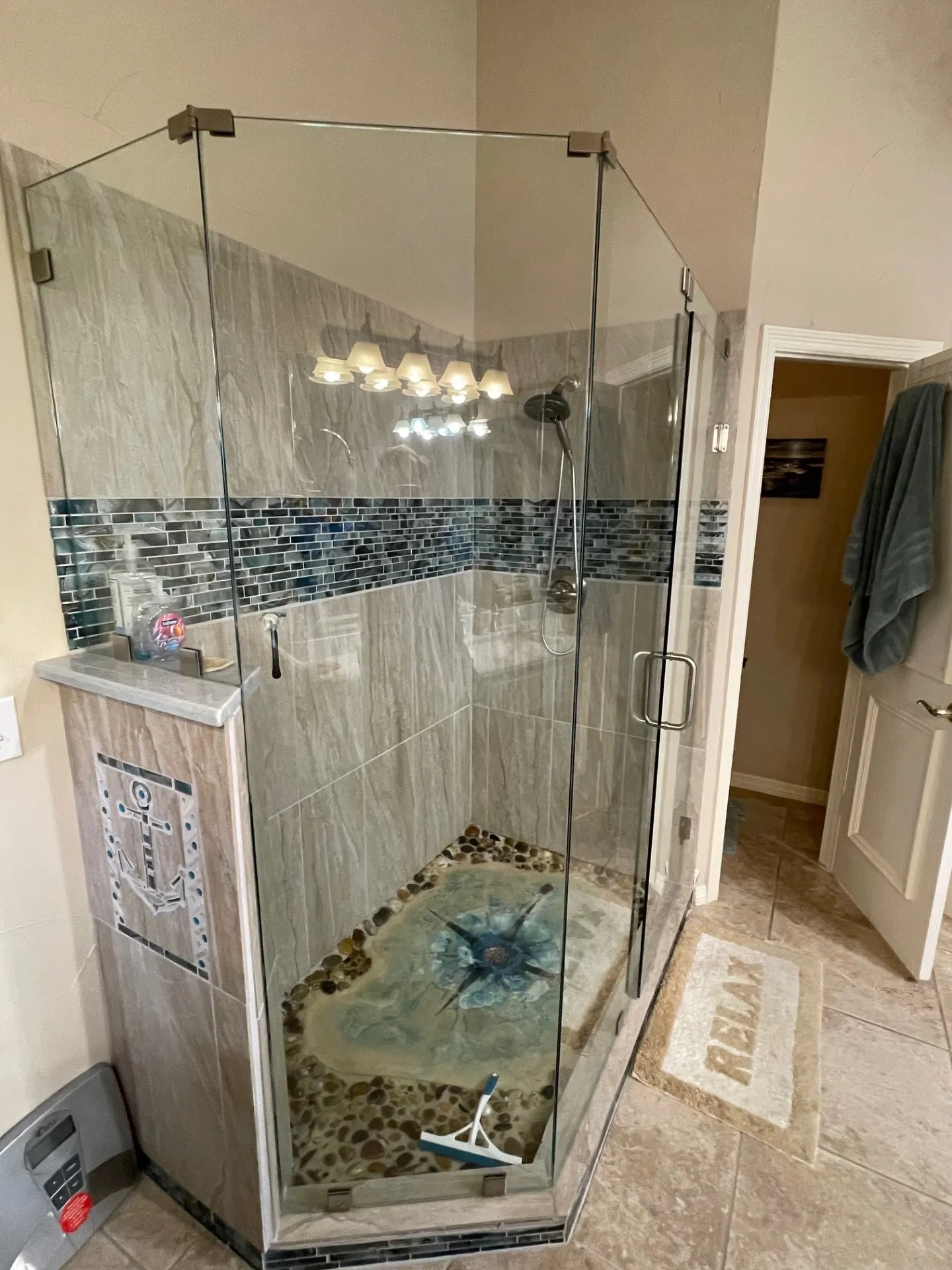 Custom, one of a kind shower