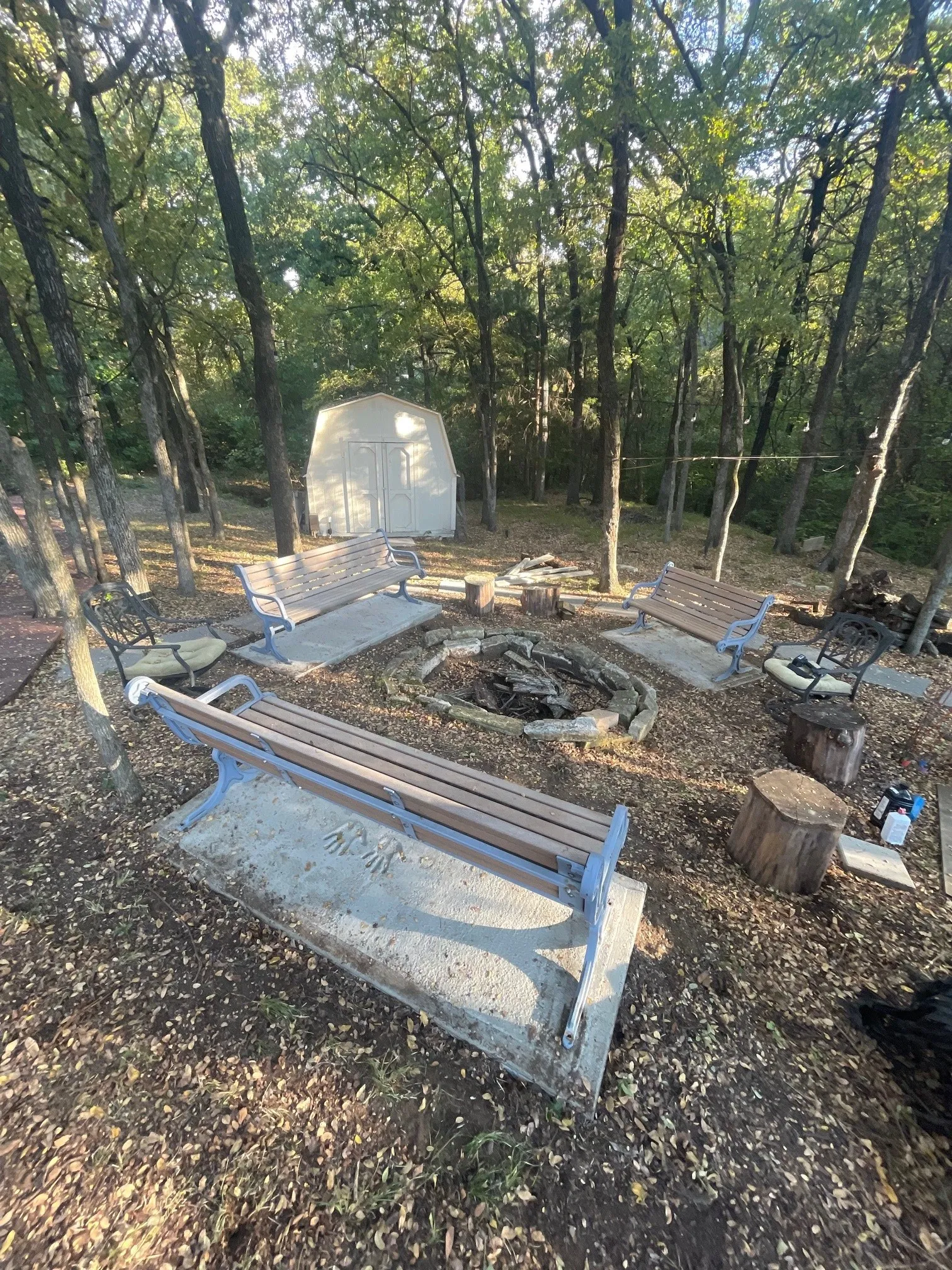 Park like back yard