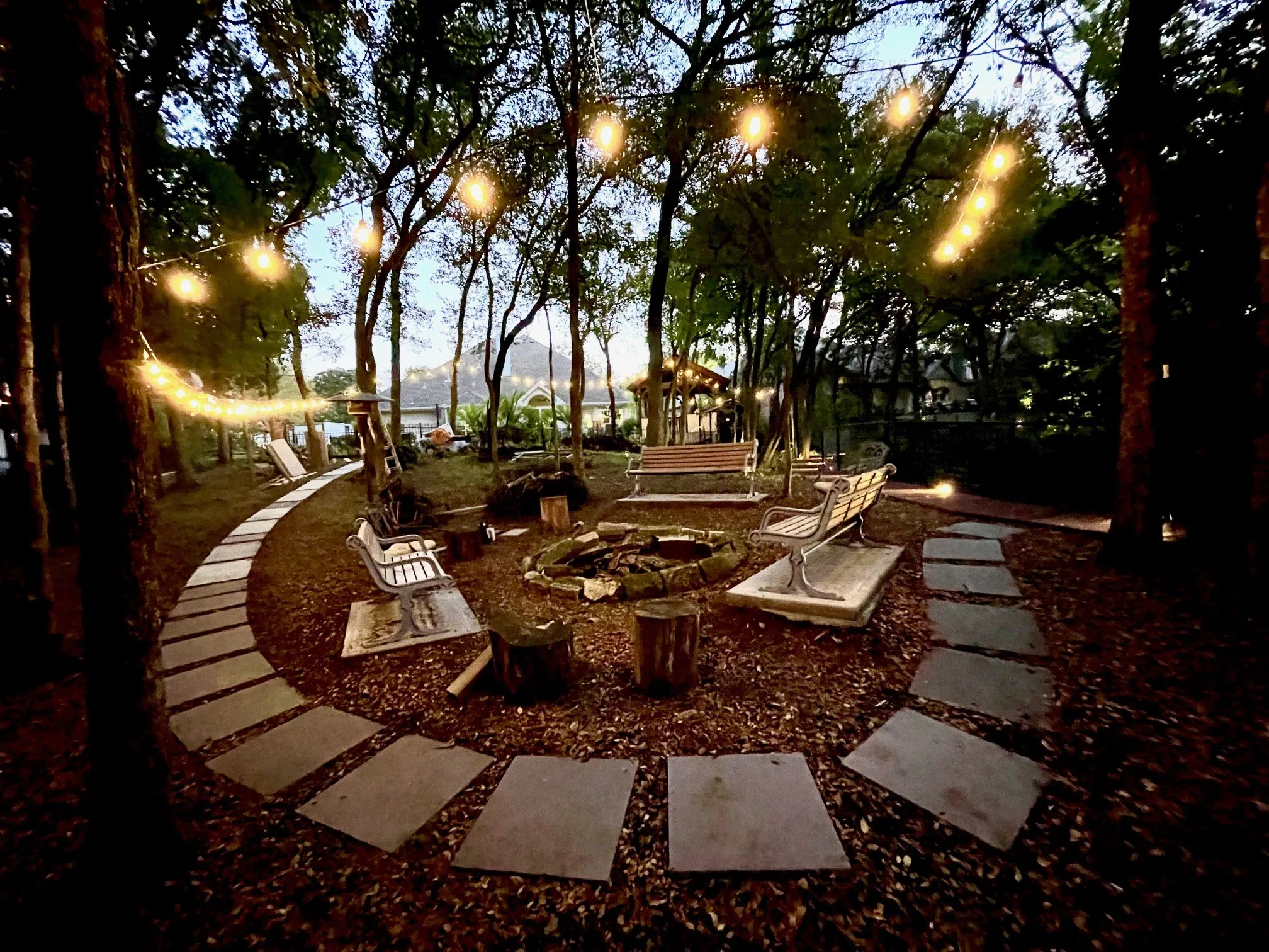 Park like back yard