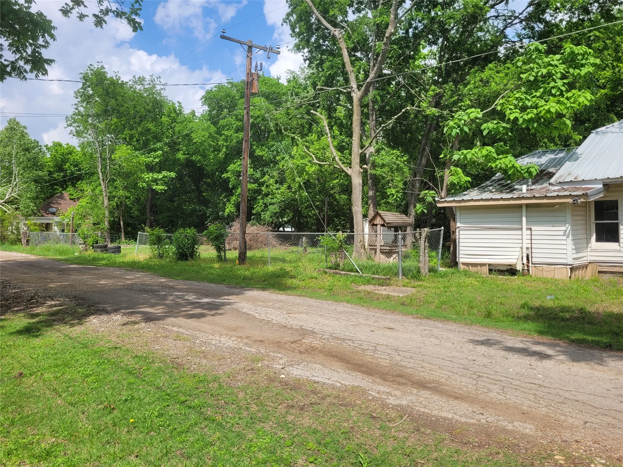 back yard street view