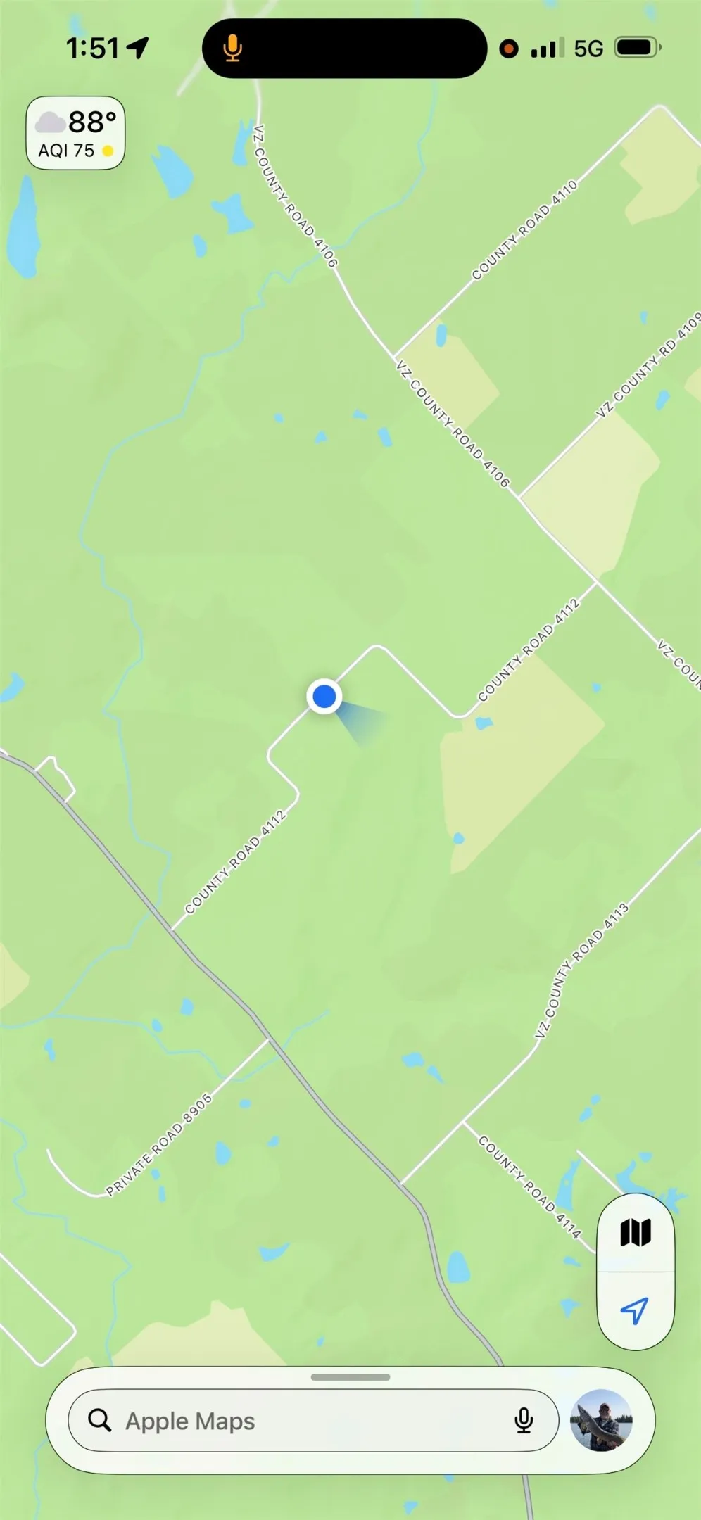 Apx location on Map