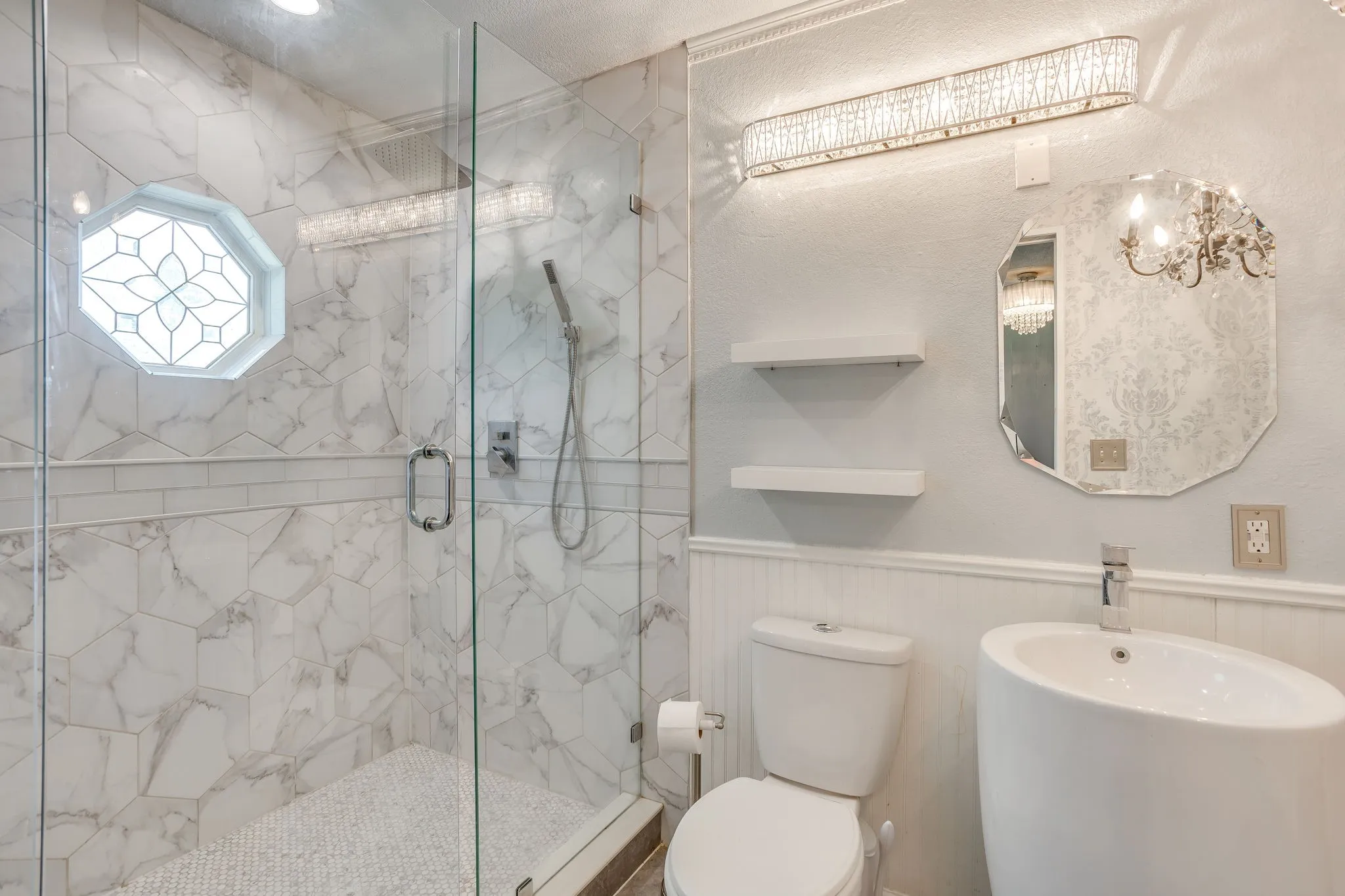 Beautifully remodeled primary bathroom