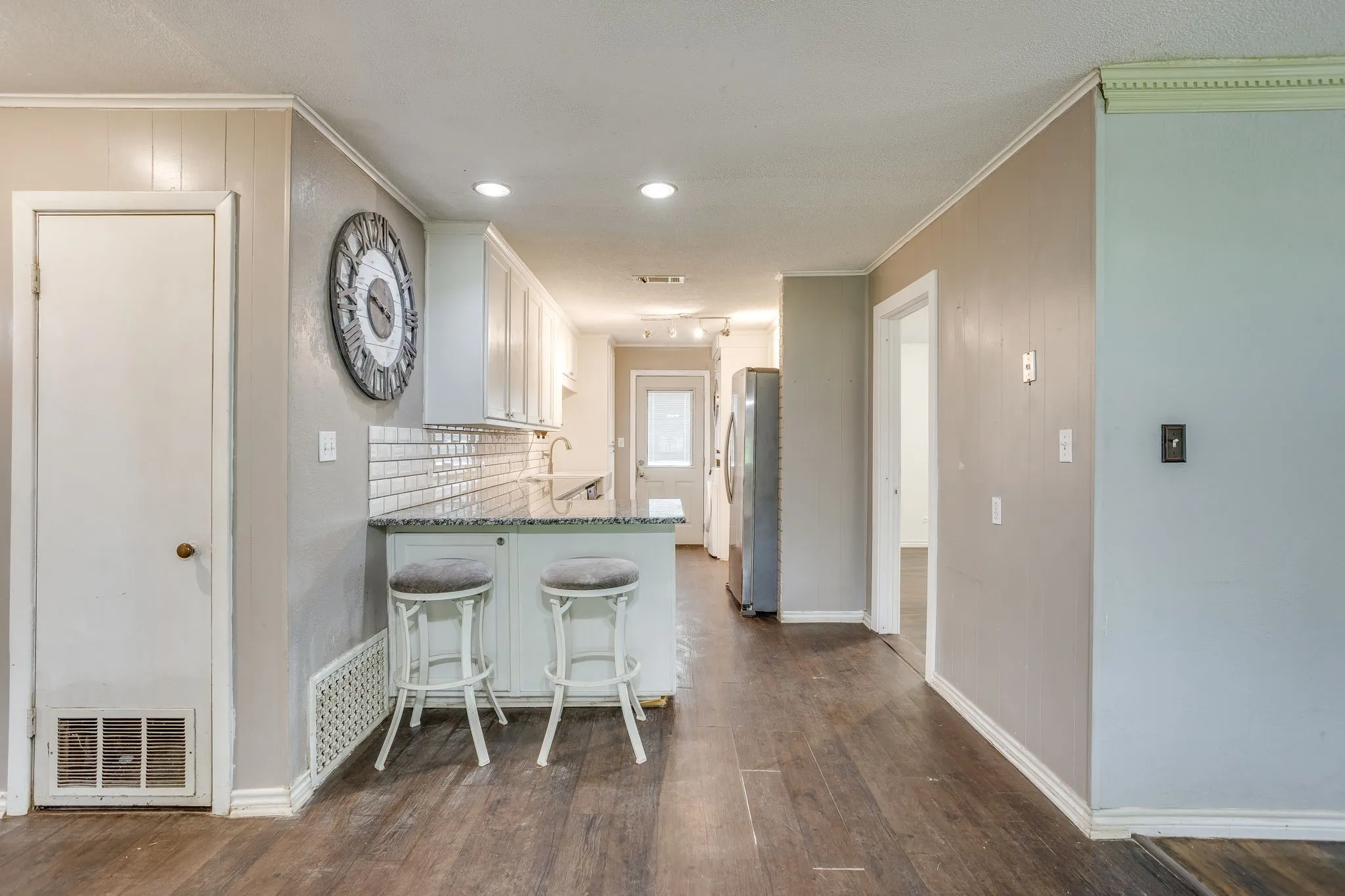 Updated galley kitchen