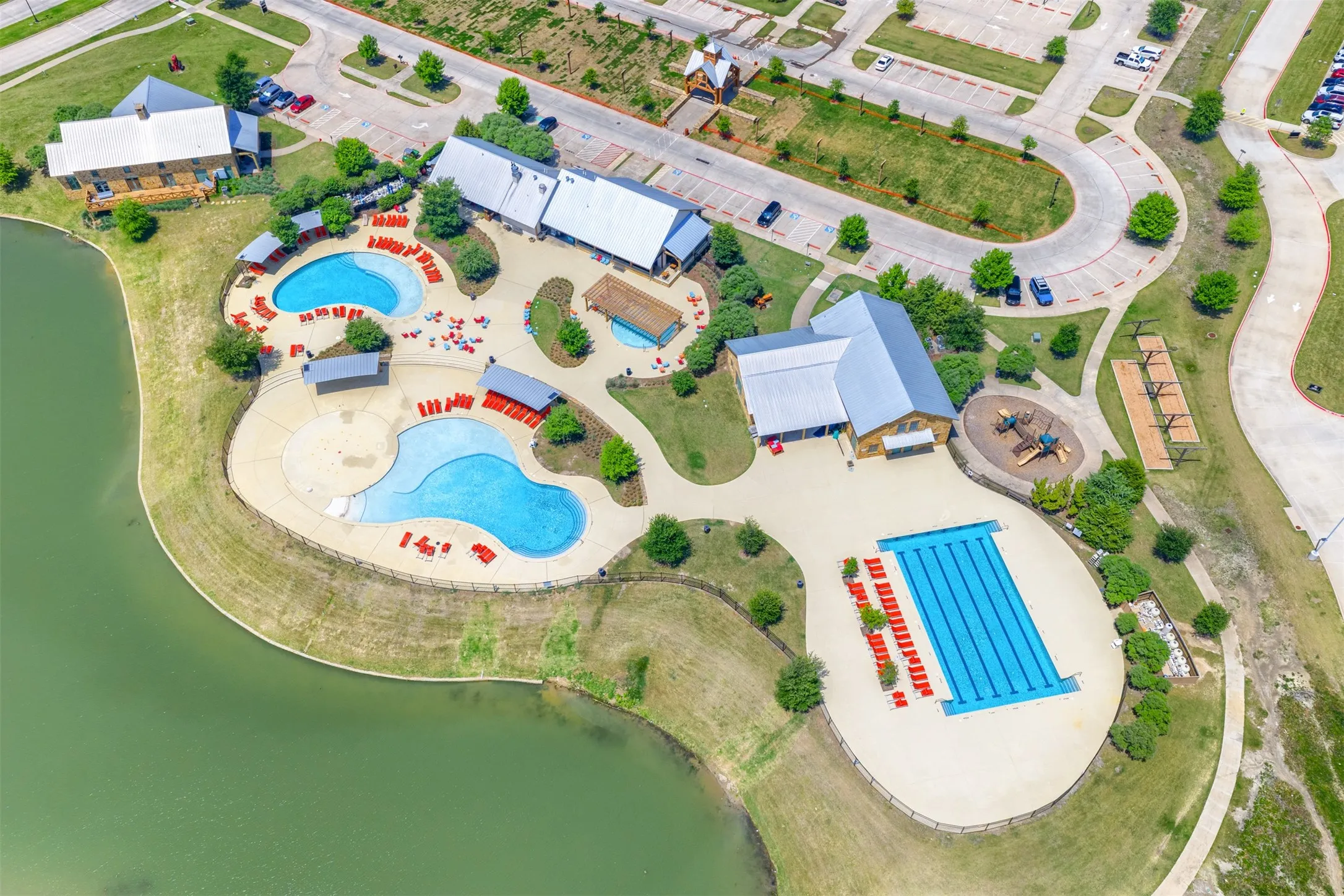 Three pools, the Nook and Fitness Center.