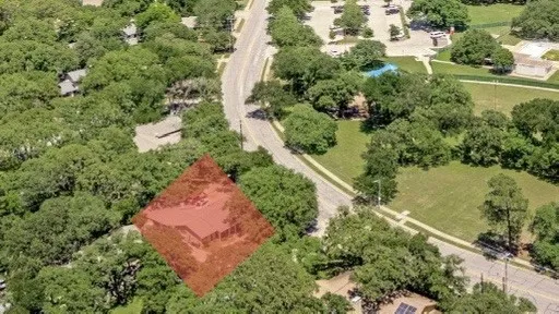 next to a park