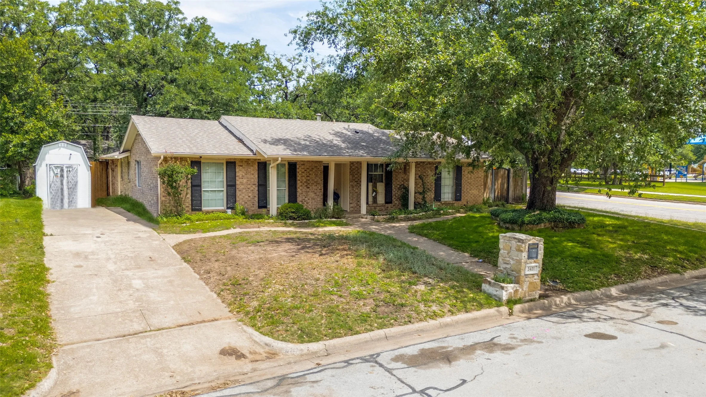 front drive way