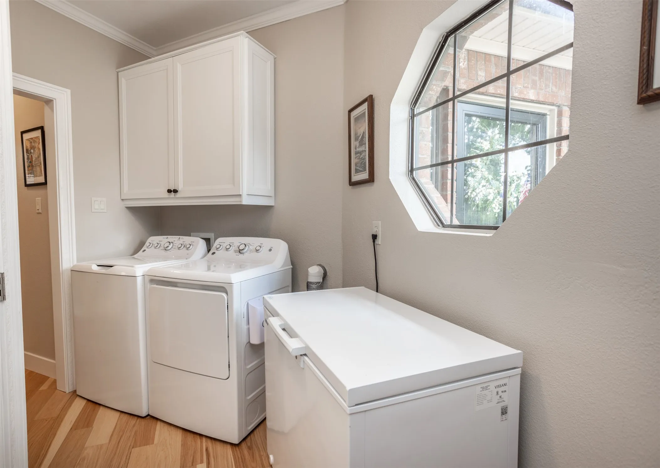 Conveniently located laundry room!