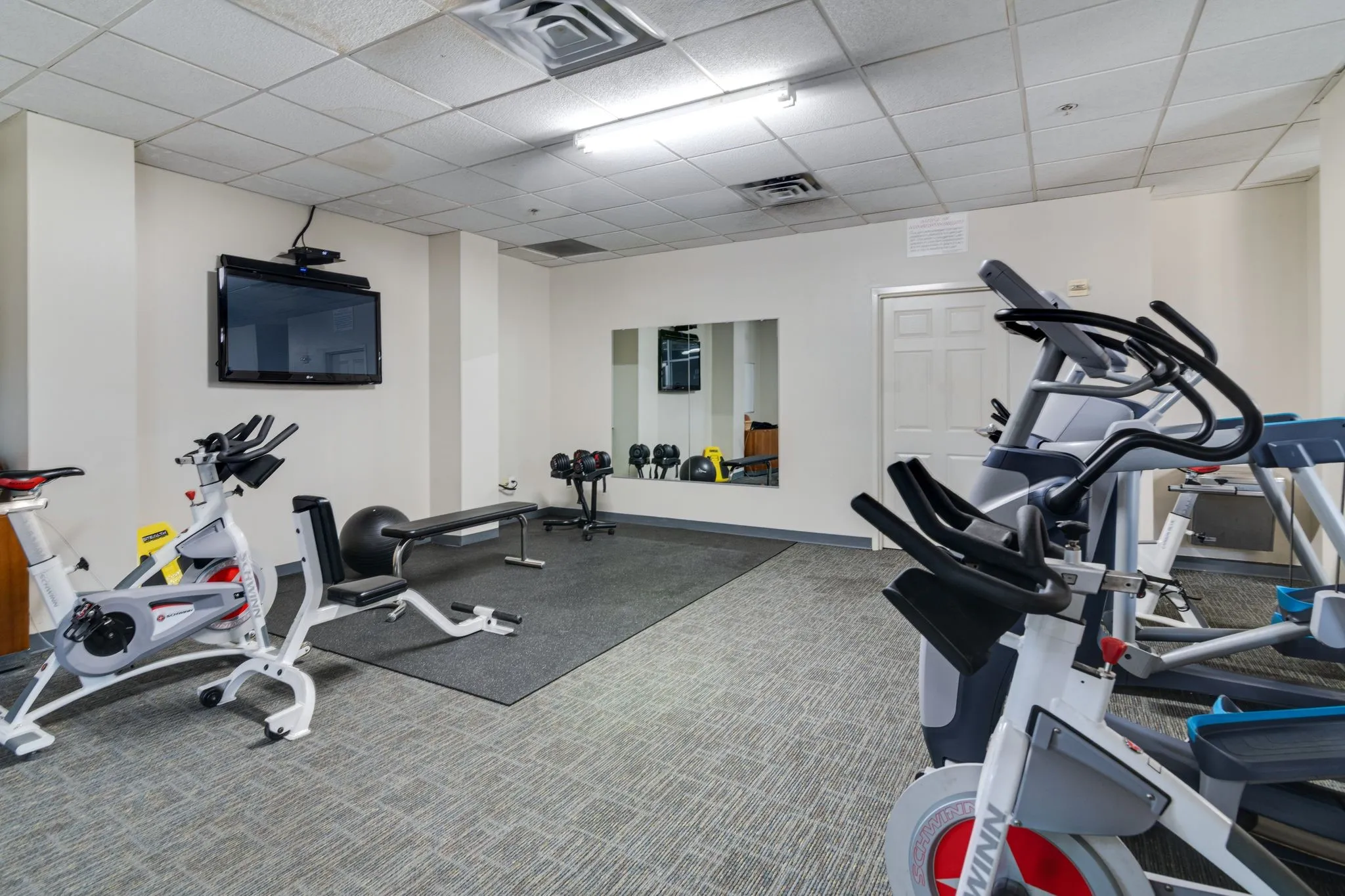 Exercise Room is on Garage level