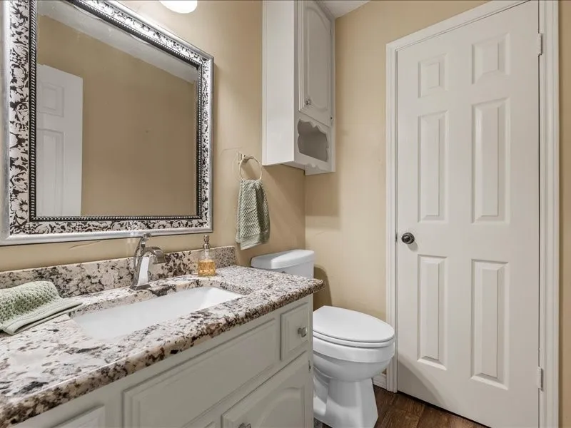 Half Bath in Hall